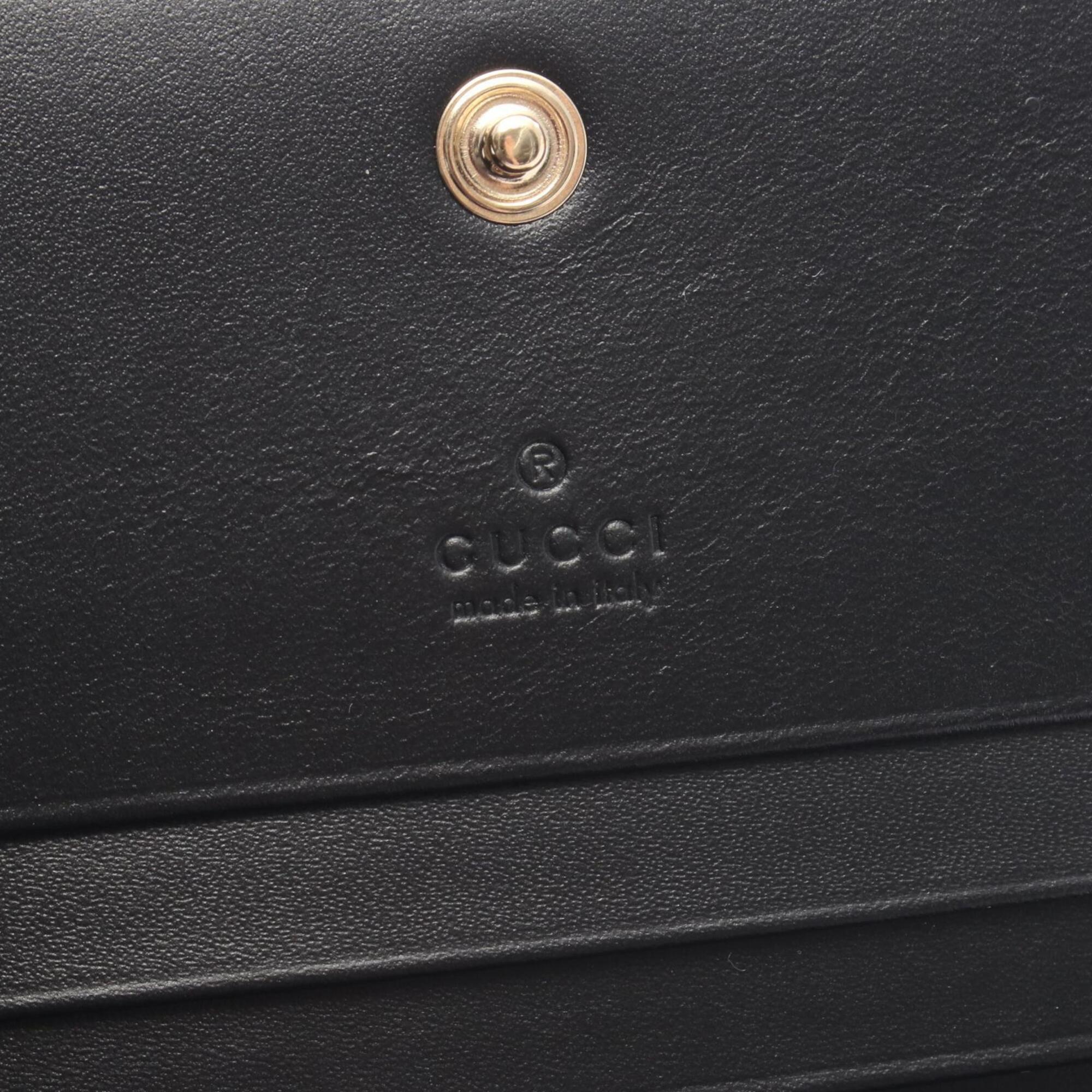 Gucci Black Leather Wallet (Bi-Fold) (Pre-Owned)