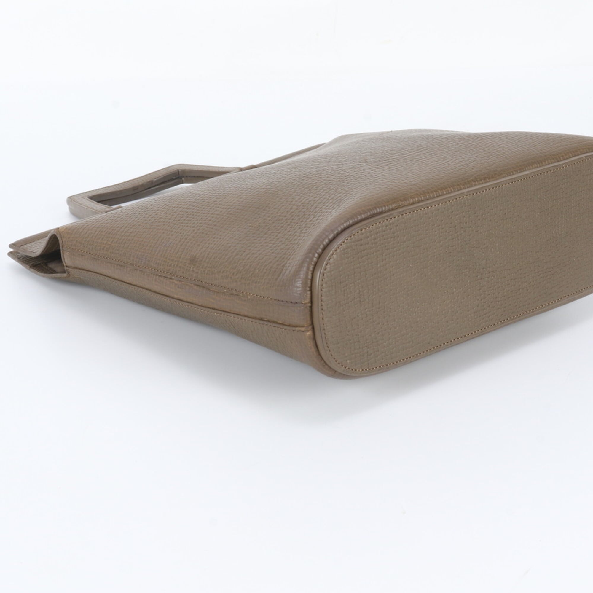 Loewe Brown Leather Briefcase Tote Bag (Pre-Owned)