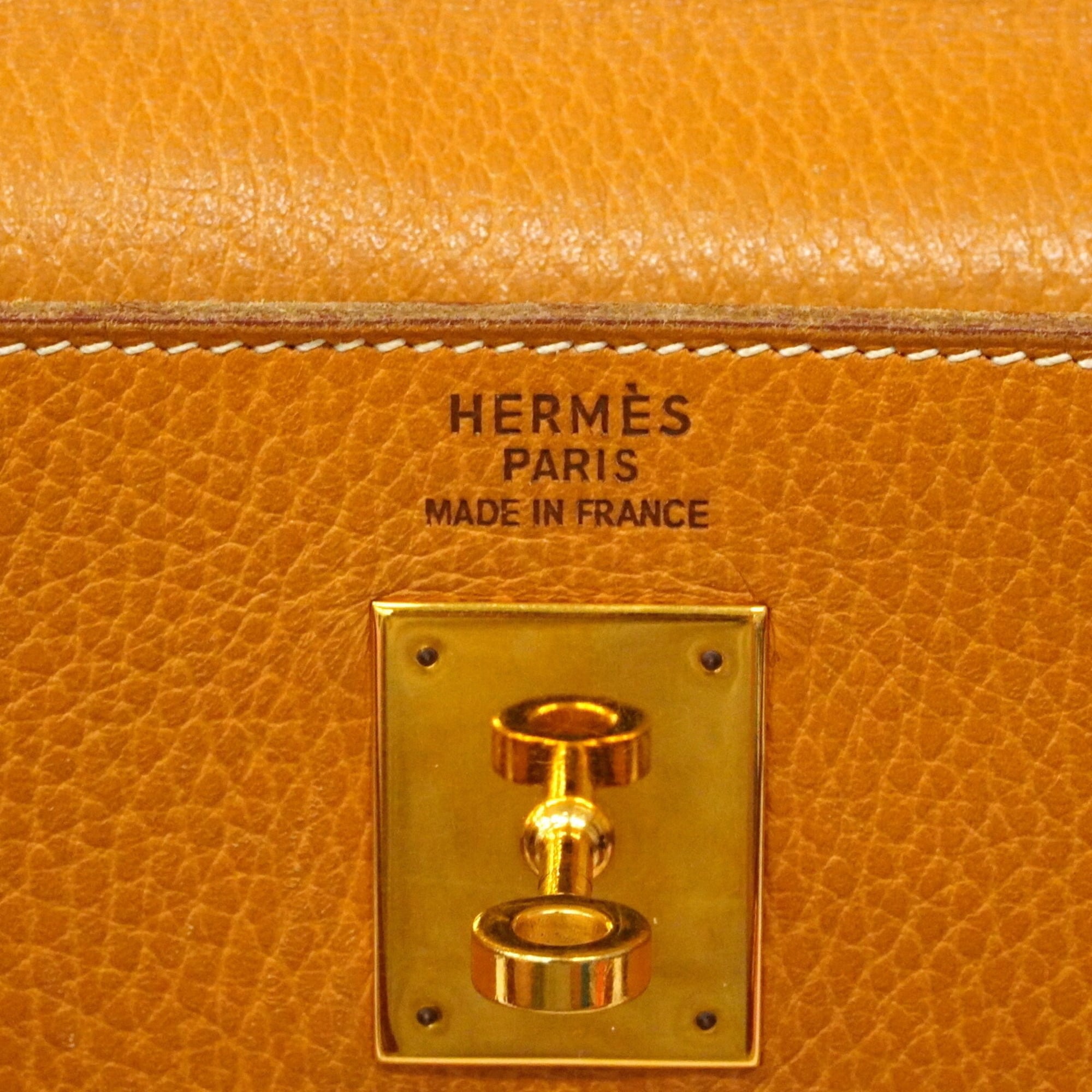 Hermes Natural Ardennes Leather Handbag (Pre-Owned)