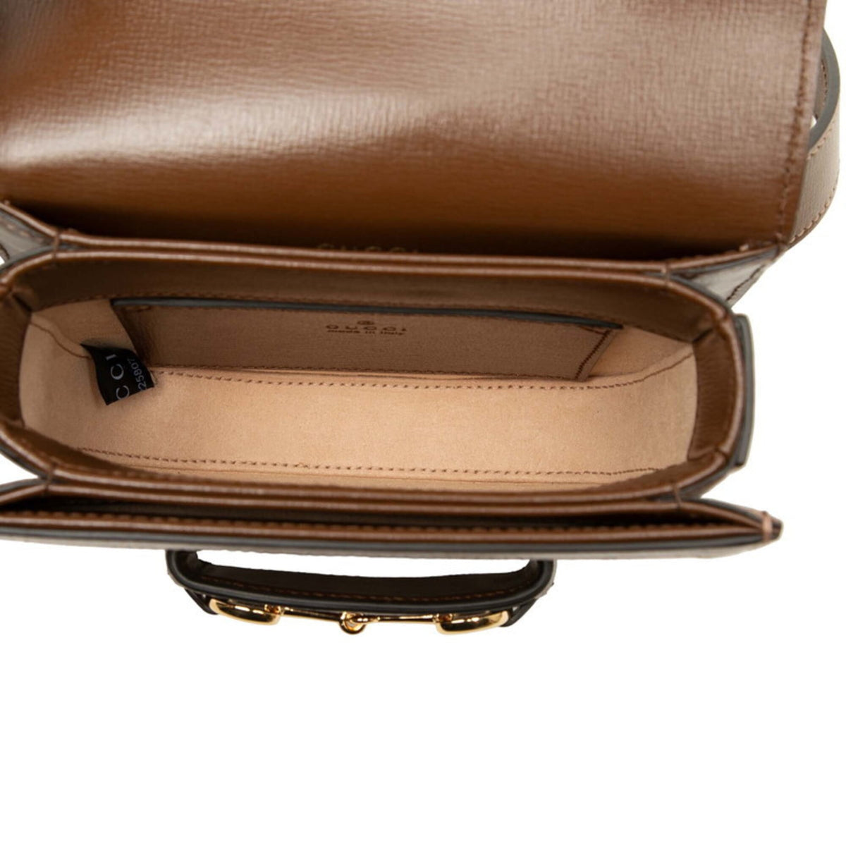 Gucci Beige Brown Pvc Leather Fanny Pack (Pre-Owned)
