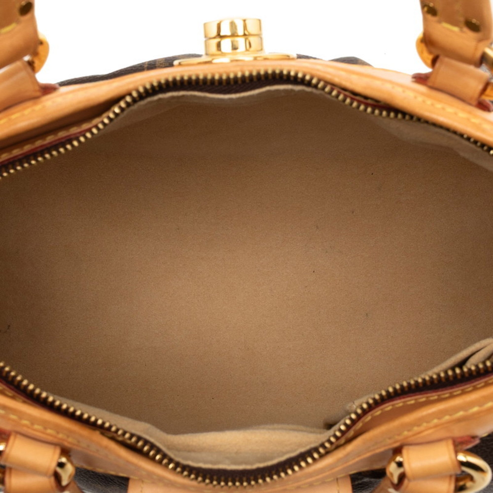 Louis Vuitton Brown Monogram Pvc Leather Handbag (Pre-Owned)