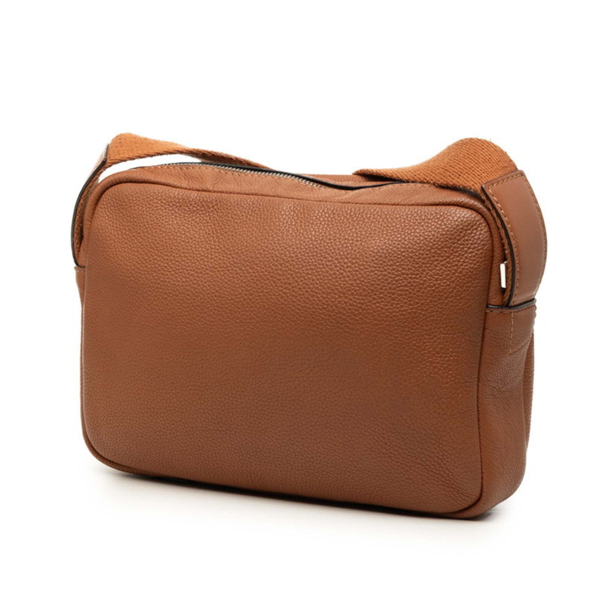 Loewe Brown Leather Messenger Bag Shoulder Bag (Pre-Owned)