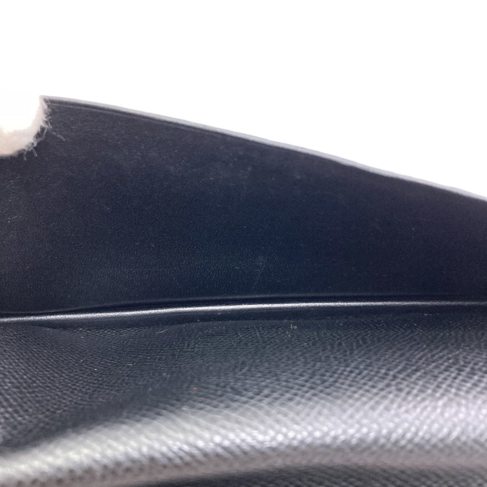 Hermes Black Epsom Leather Long Wallet (Bi-Fold) (Pre-Owned)
