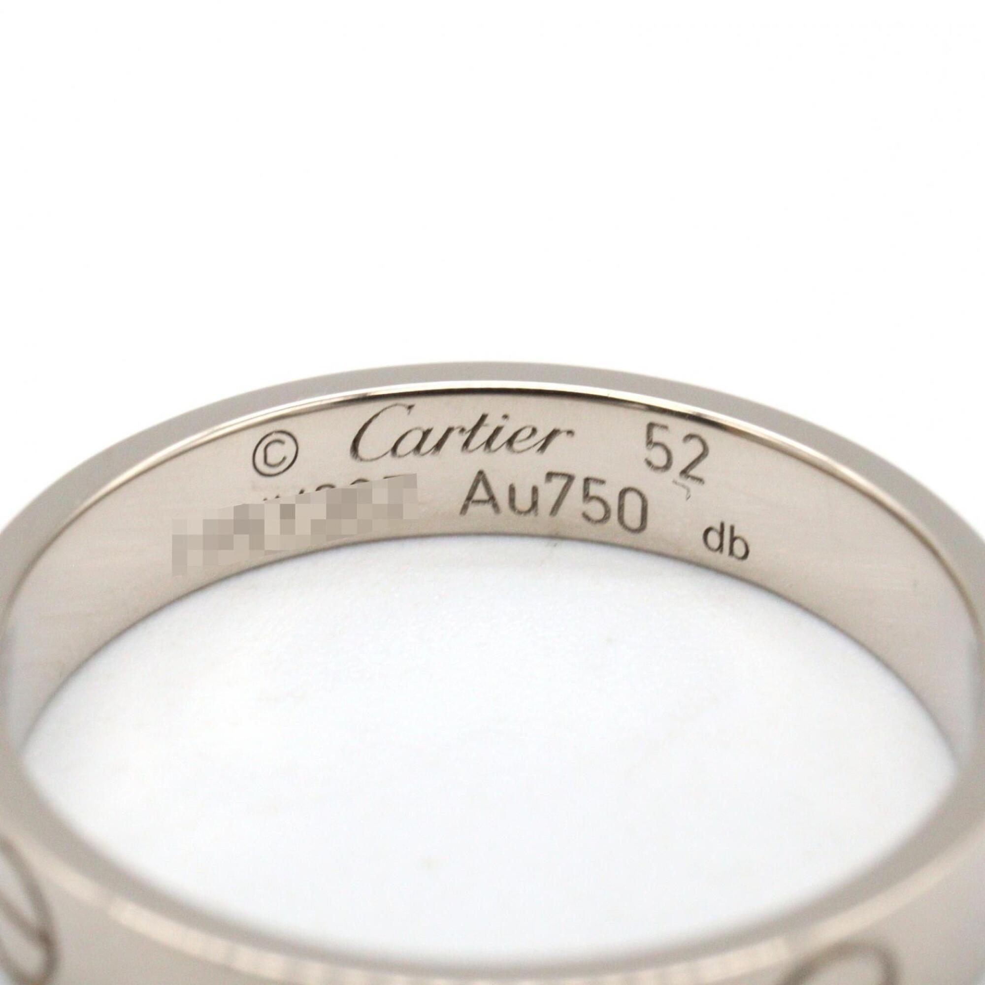 Cartier Silver White Gold (18K) Band Ring (Pre-Owned)