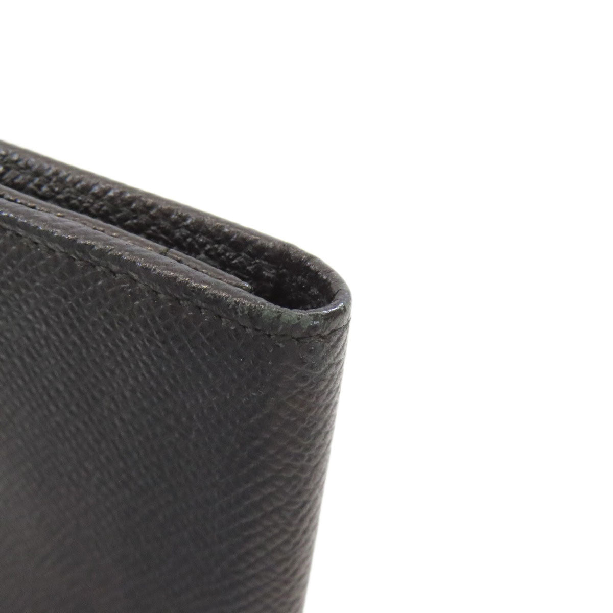 Bvlgari Black Leather Long Wallet (Bi-Fold) (Pre-Owned)