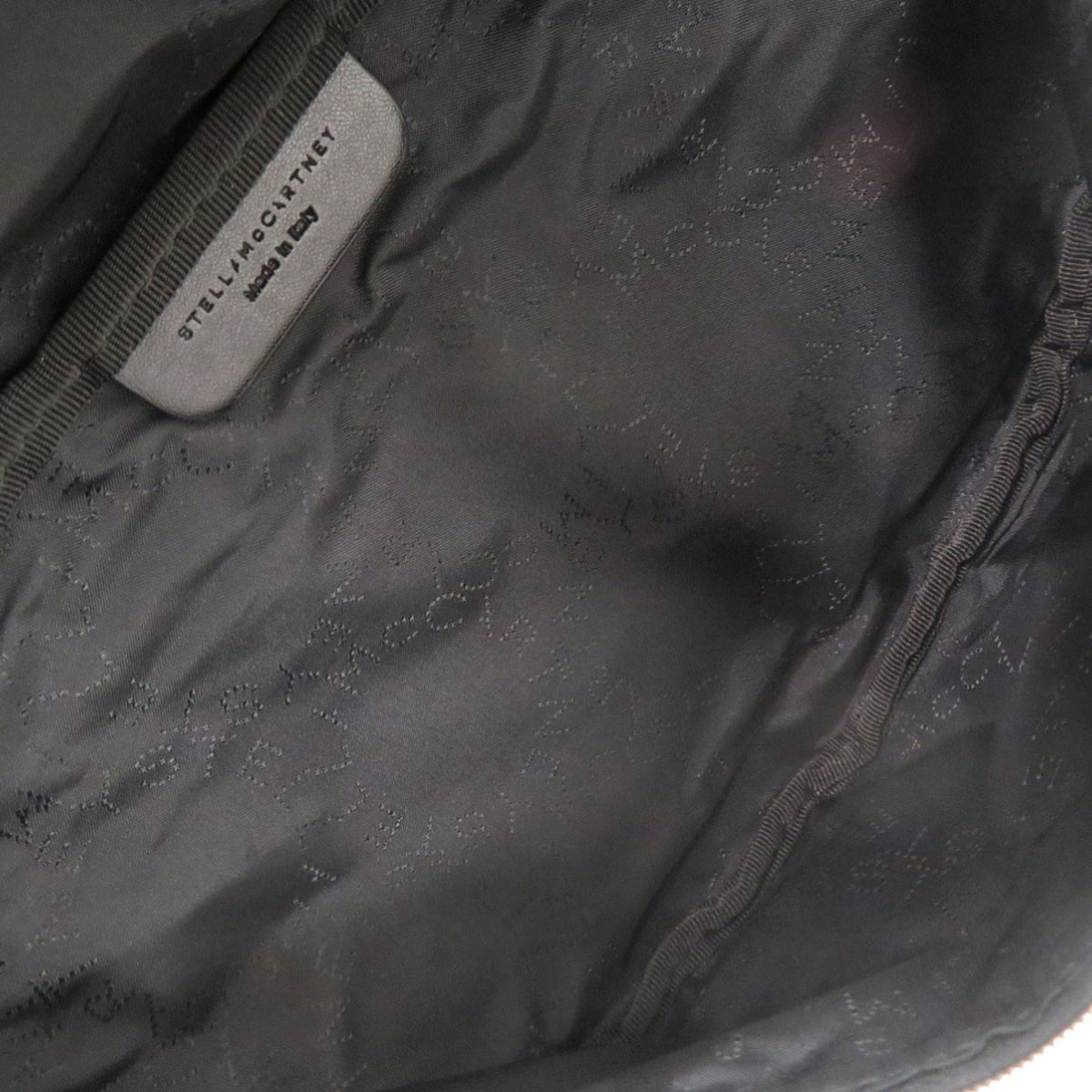 Stella Mccartney Black White Nylon Fanny Pack Sling Bag (Pre-Owned)