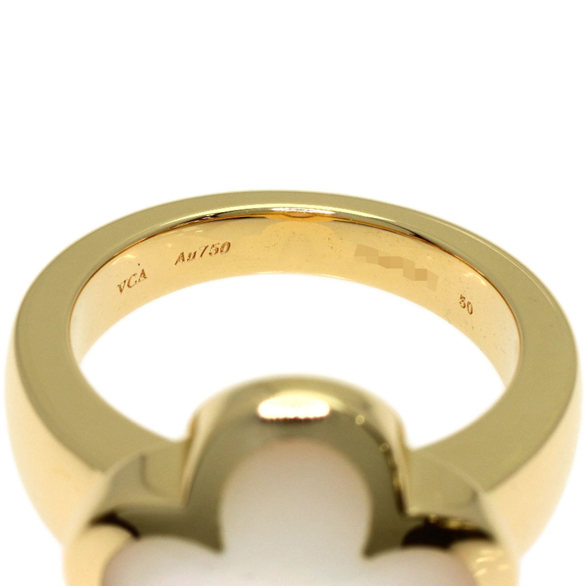 Van Cleef & Arpels Yellow Gold Yellow Gold (18K) Band Ring (Pre-Owned)