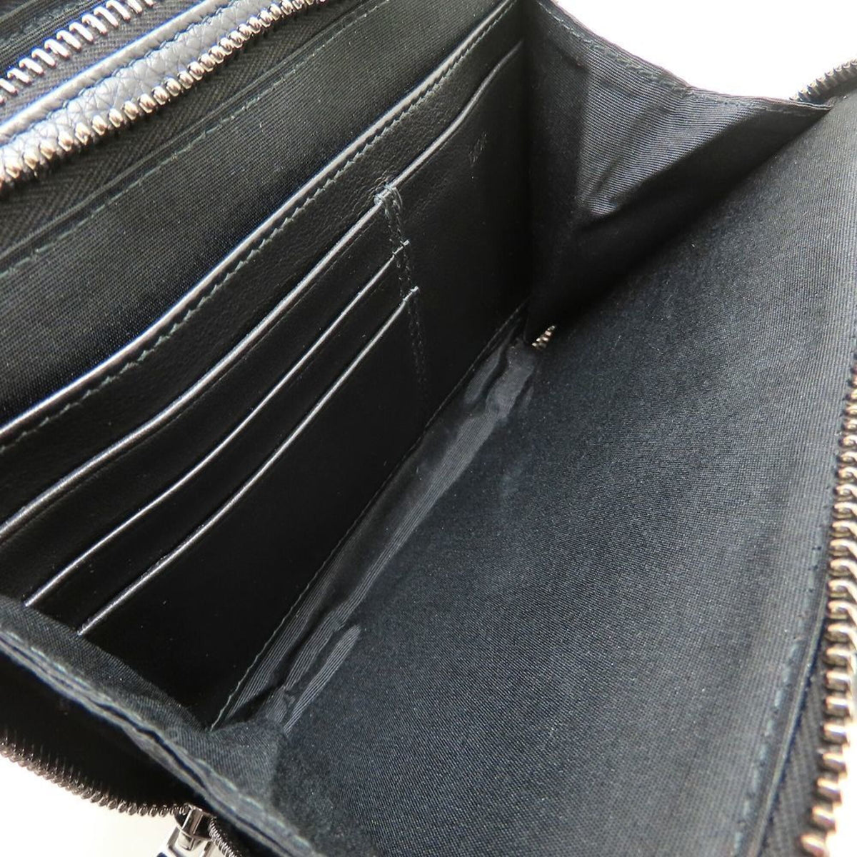 Christian Dior Beige Black Cotton Leather Shoulder Bag (Pre-Owned)