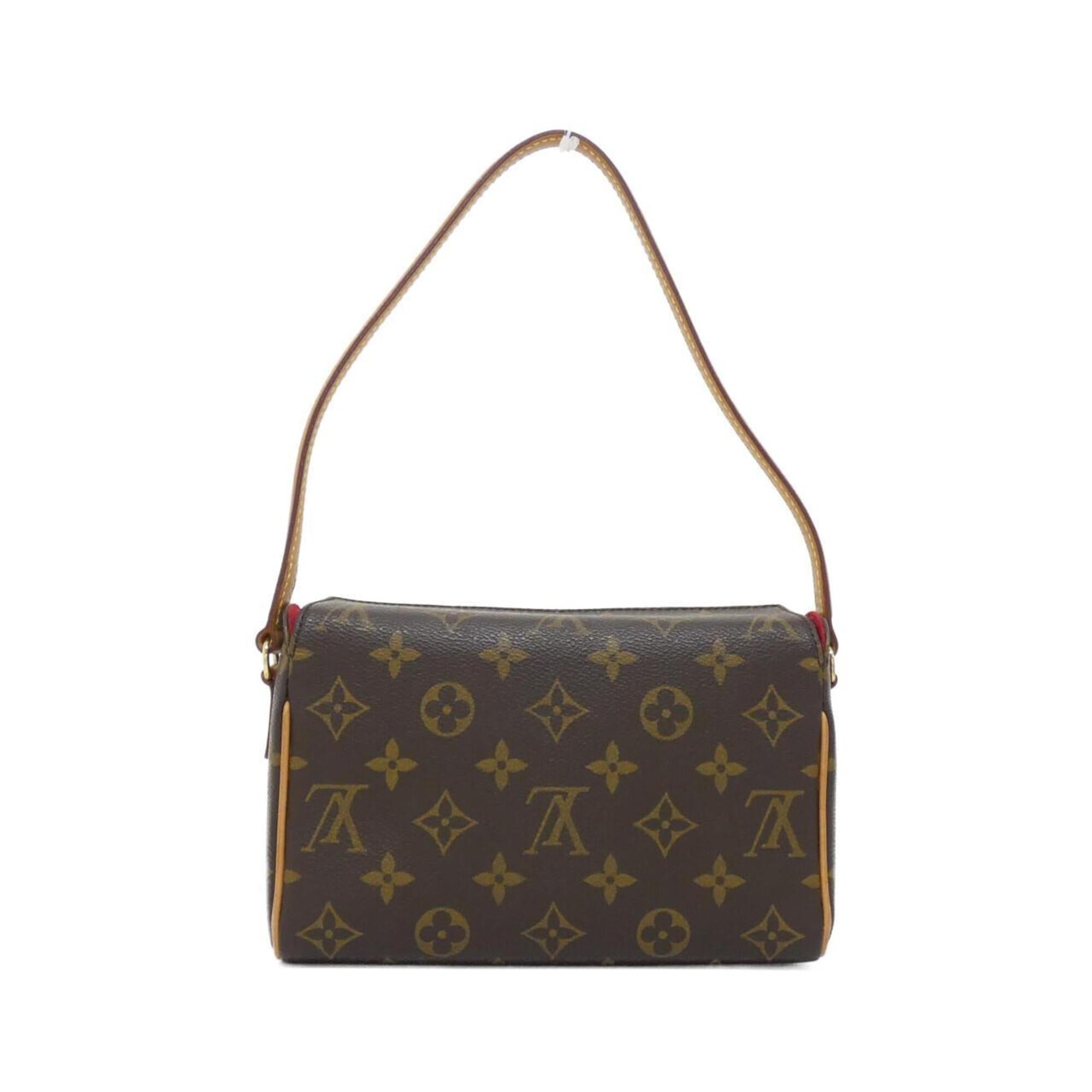 Louis Vuitton Marron Coated Canvas Handbag (Pre-Owned)