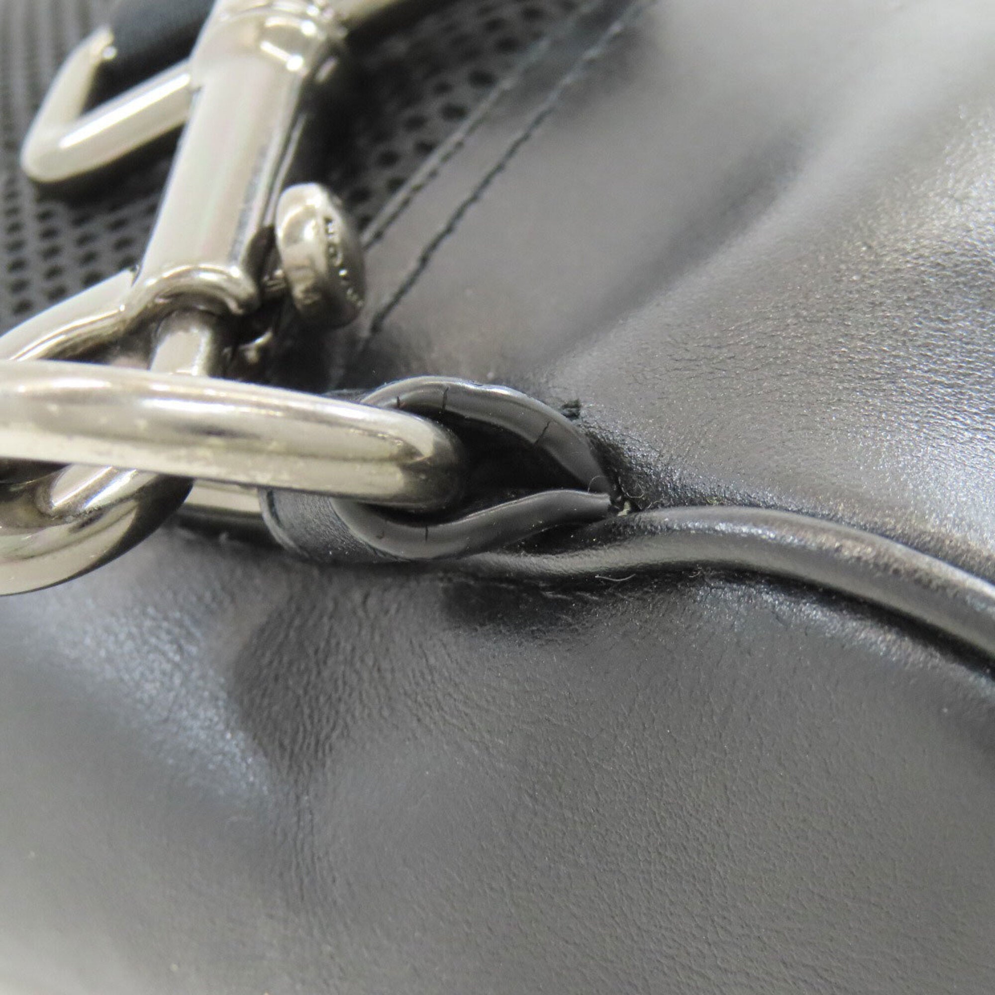 Coach Signature Gray Pvc Sling Bag (Pre-Owned)