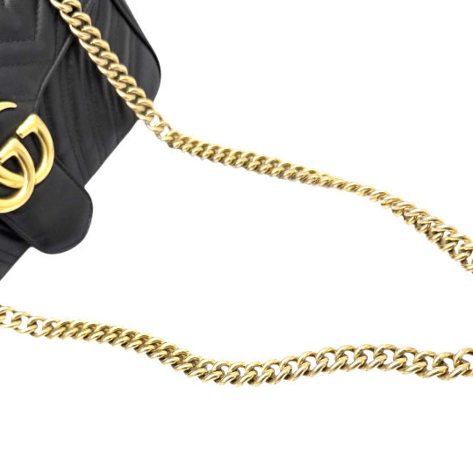 Gucci Black Leather Shoulder Bag (Pre-Owned)