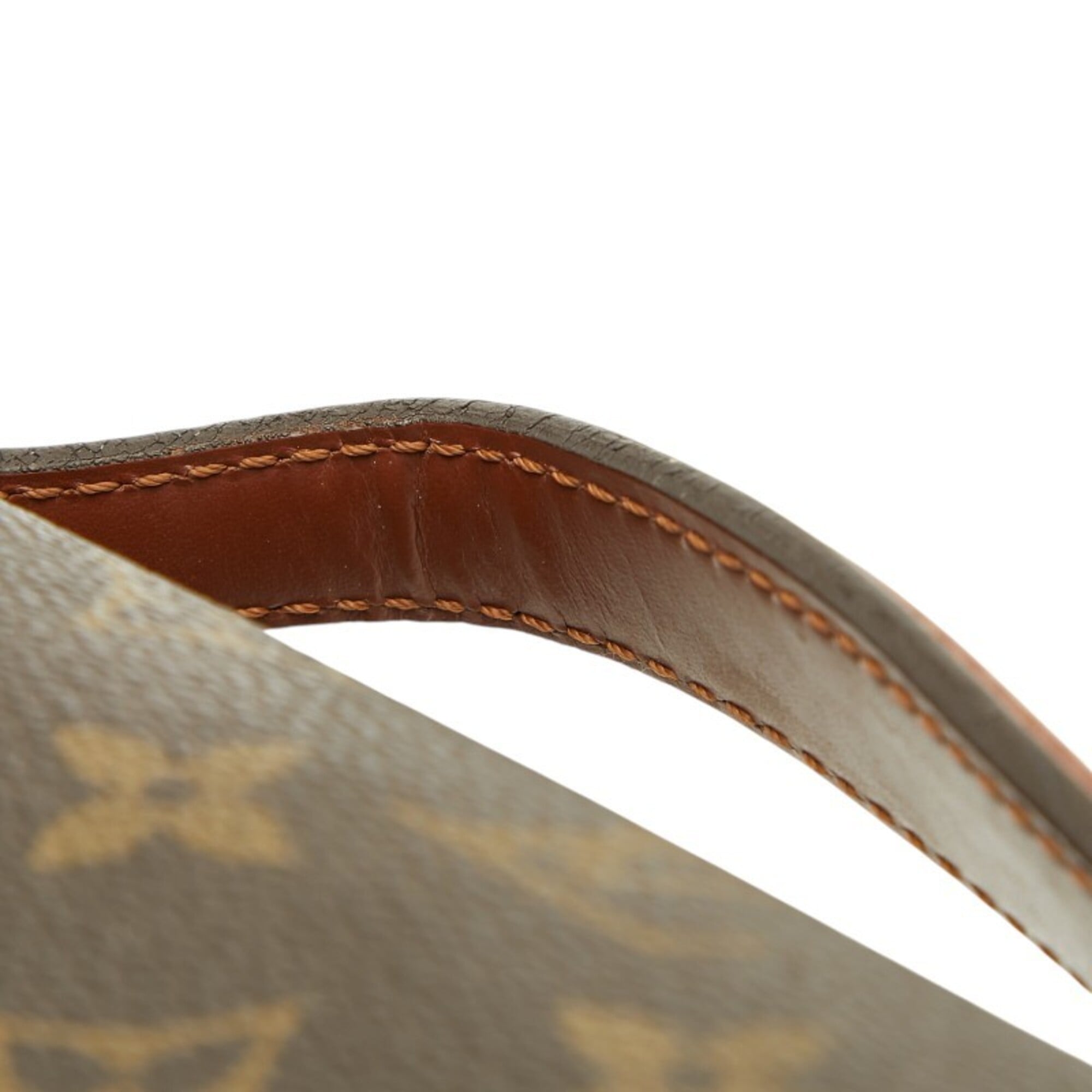 Louis Vuitton Brown Pvc Leather Handbag Shoulder Bag (Pre-Owned)