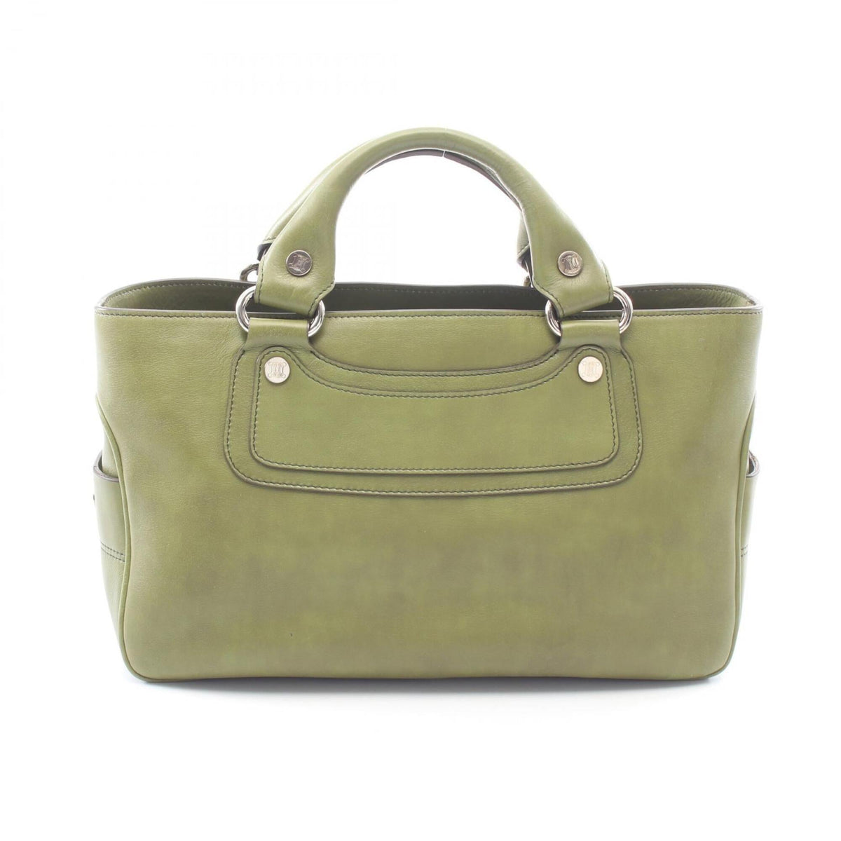 Celine Green Leather Handbag (Pre-Owned)