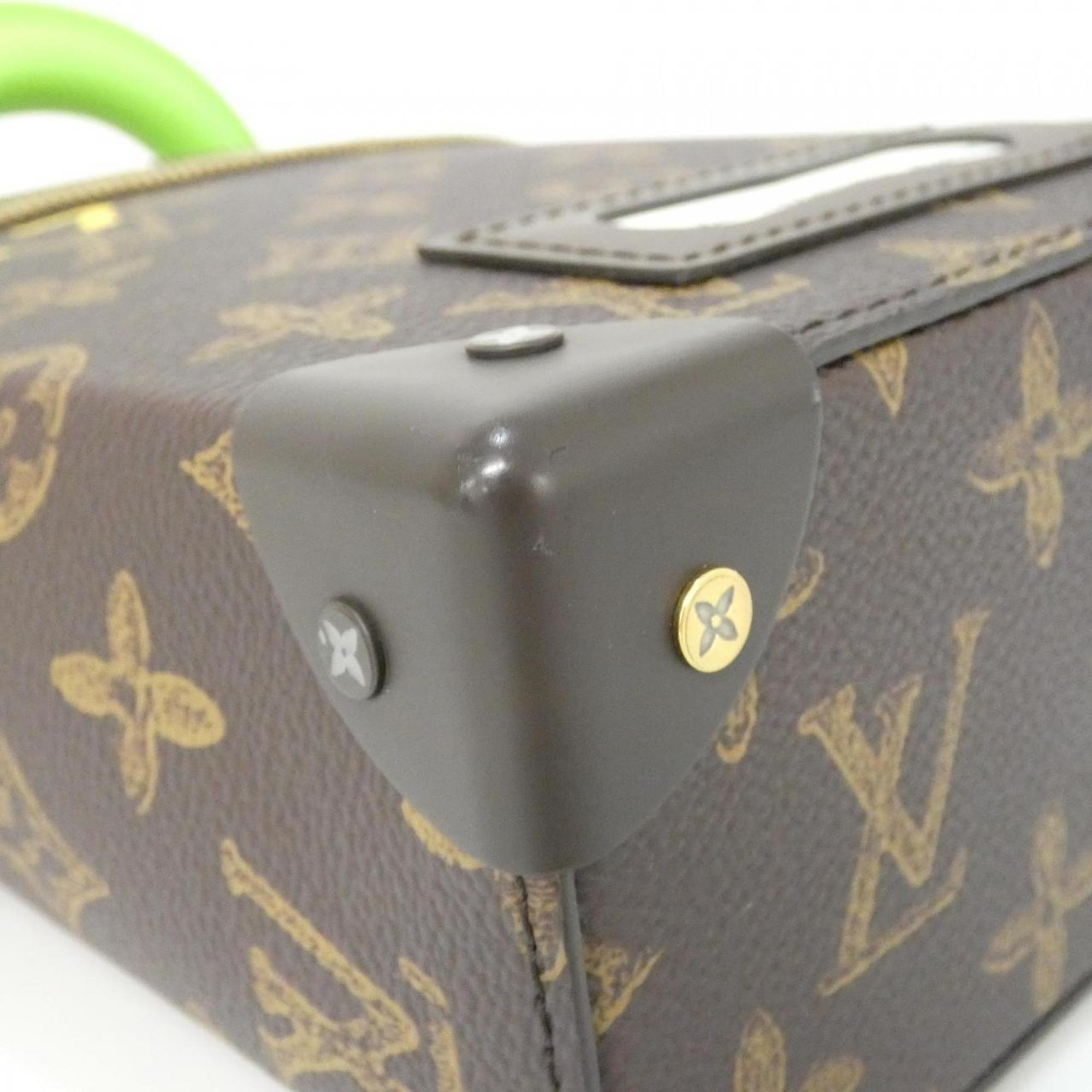 Louis Vuitton Marron Coated Canvas Handbag (Pre-Owned)