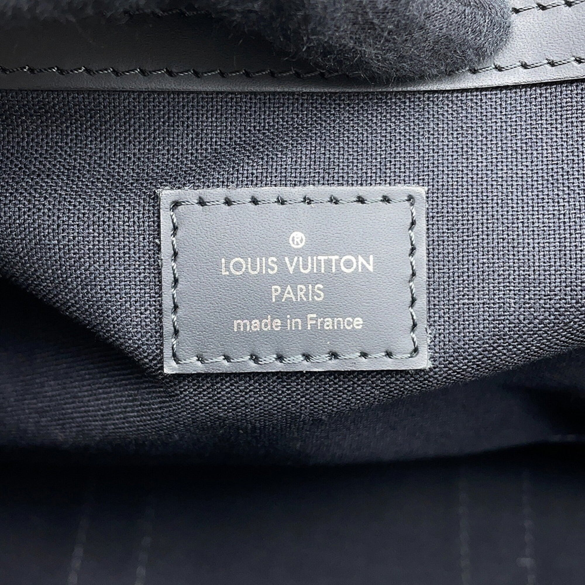Louis Vuitton Damier Cobalt Cobalt Noir Boston Bag Handbag (Pre-Owned)