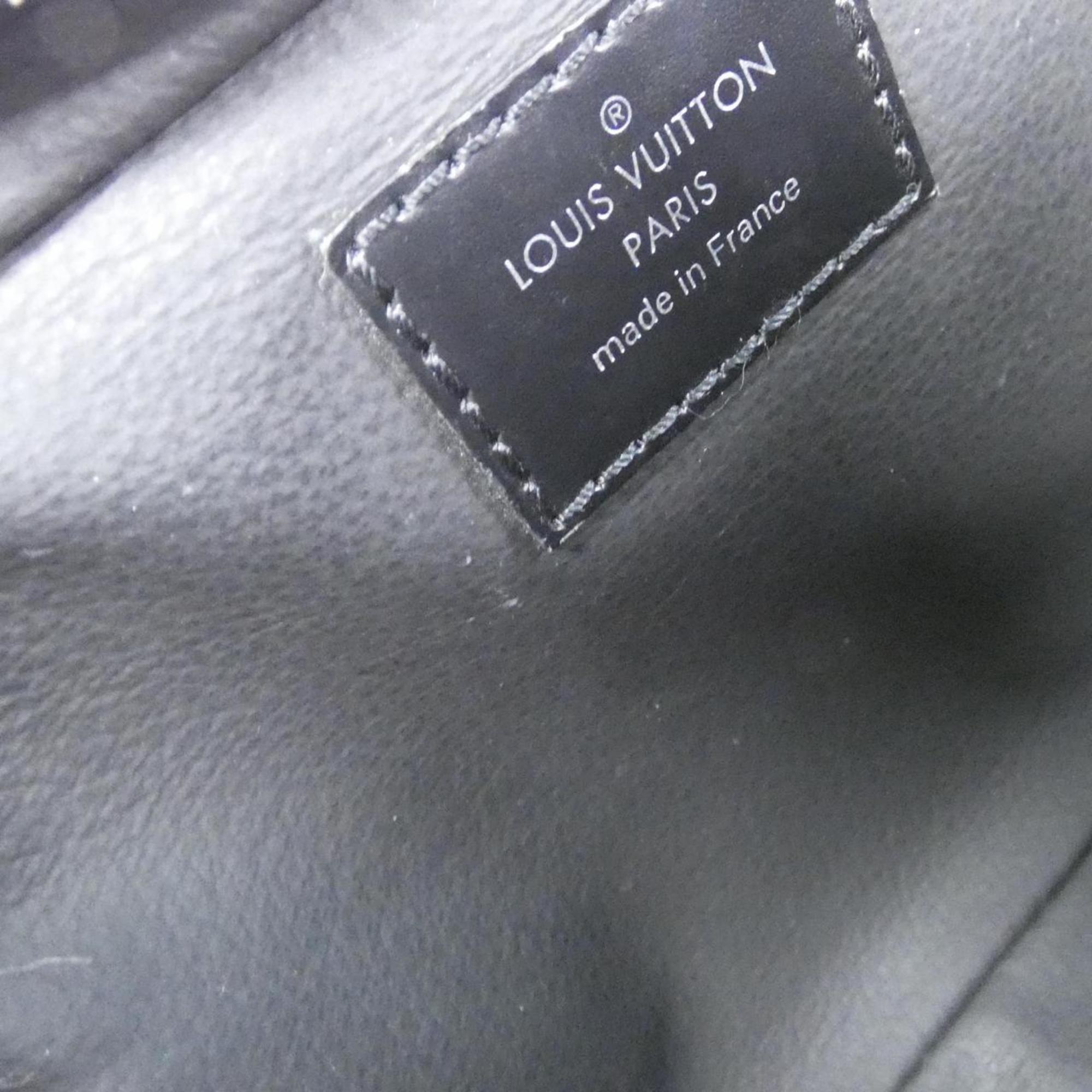 Louis Vuitton Black Coated Canvas Pouch (Pre-Owned)