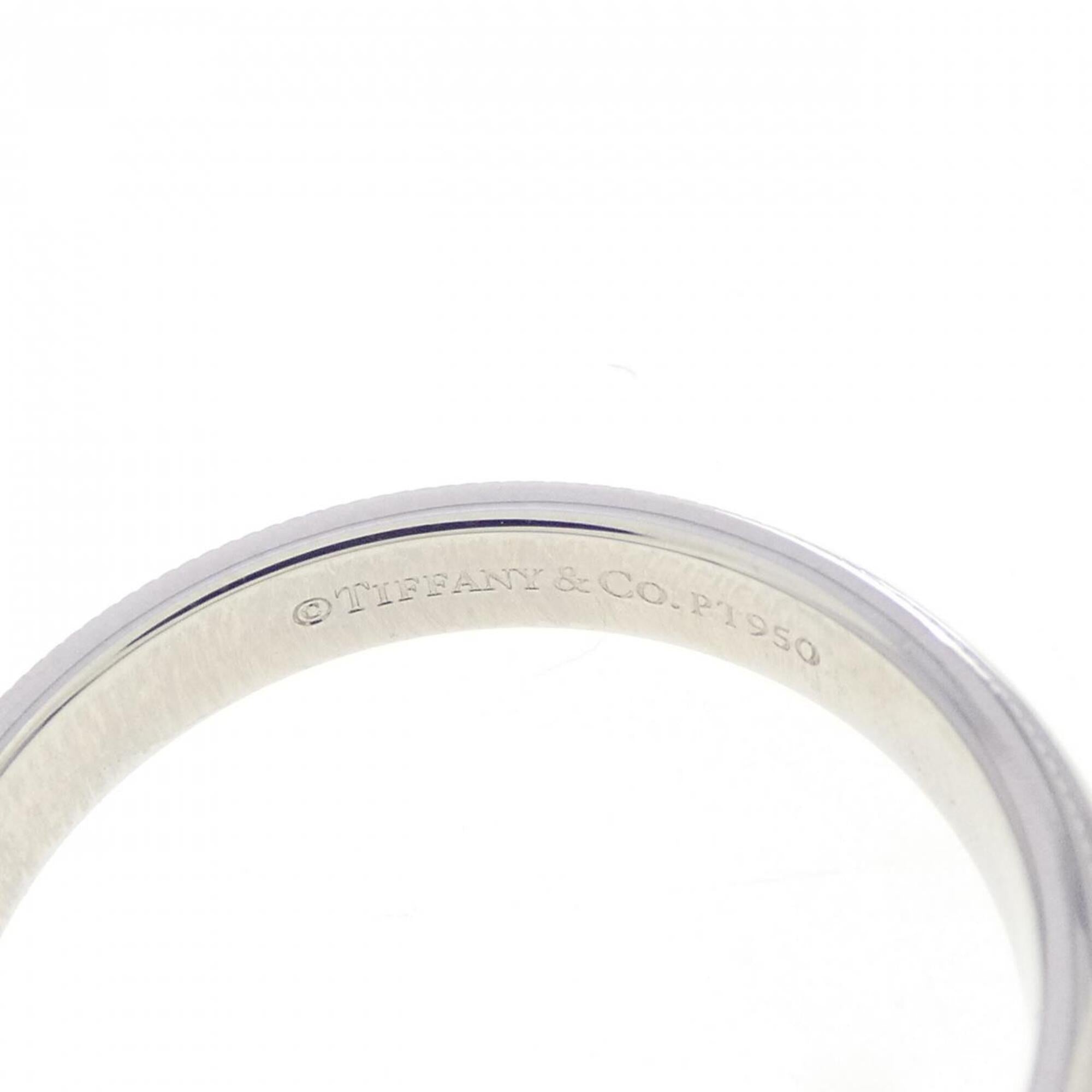 Tiffany Platinum Platinum 950 Band Ring (Pre-Owned)