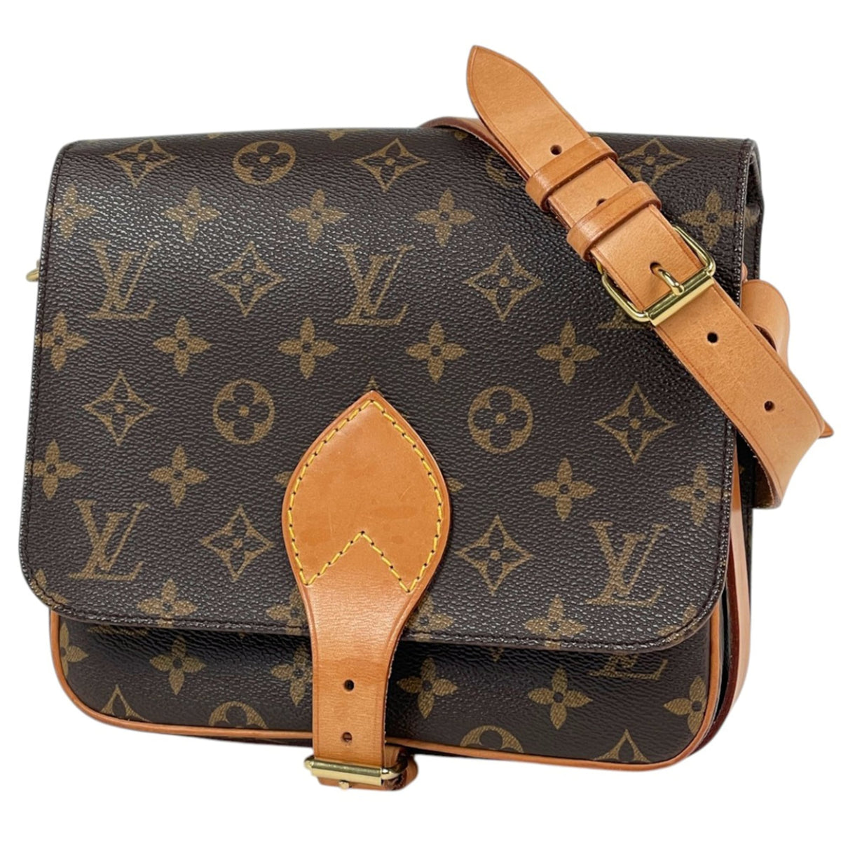 Louis Vuitton Brown Monogram Shoulder Bag (Pre-Owned)