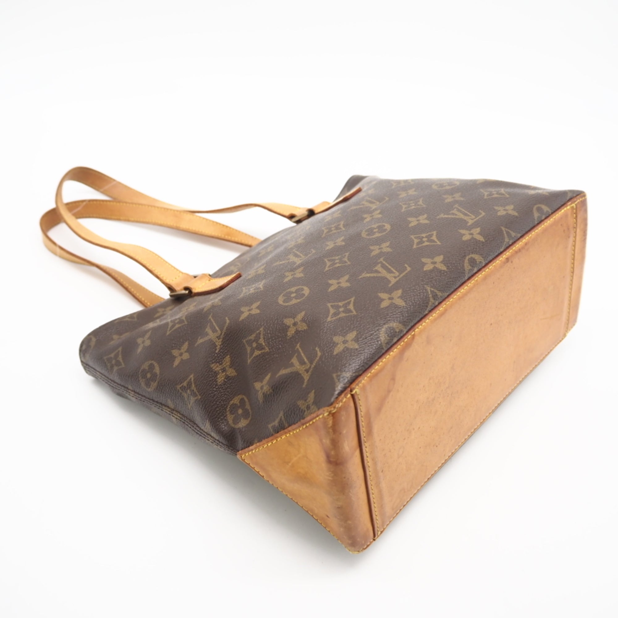 Louis Vuitton Brown Coated Canvas Leather Handbag (Pre-Owned)