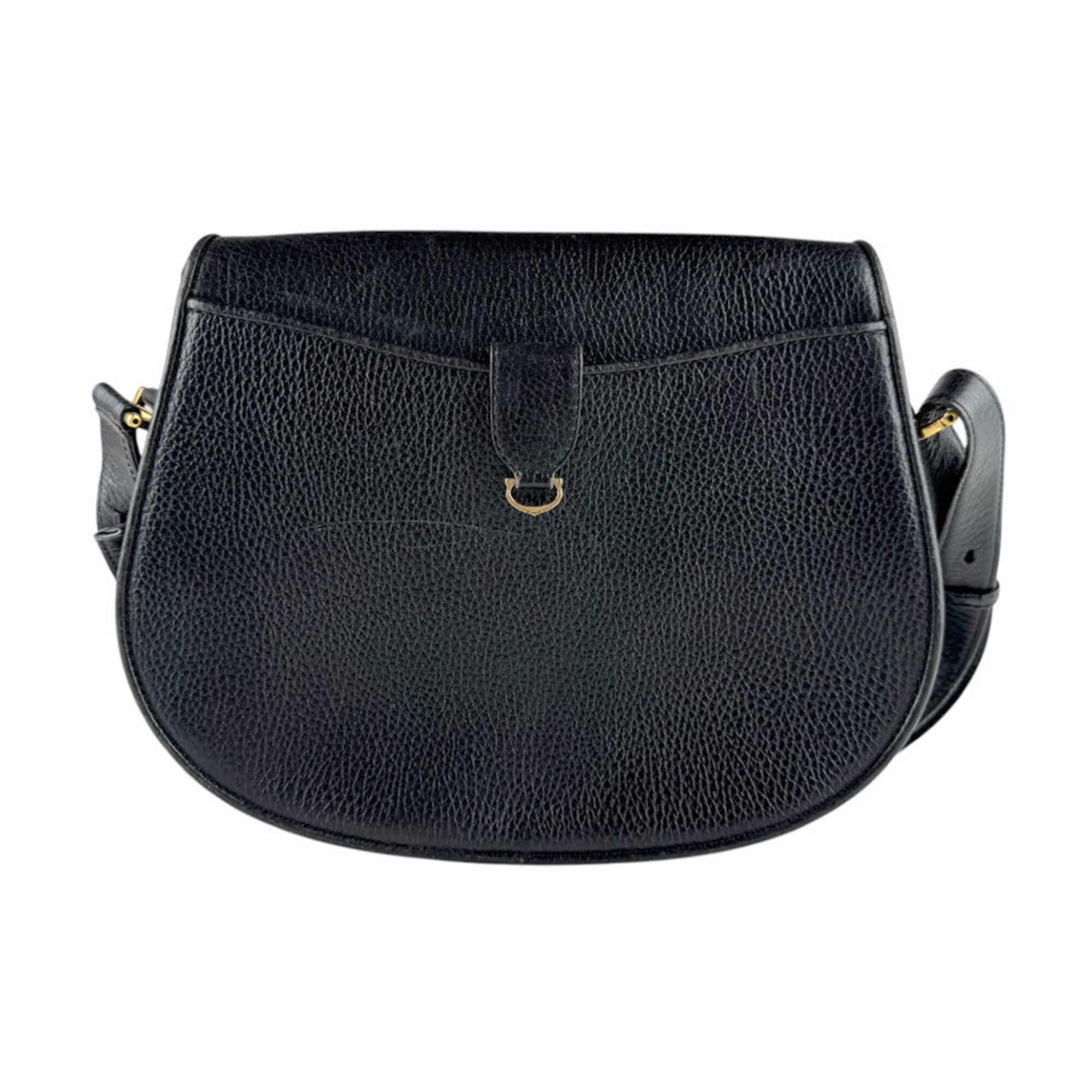Cartier Black Leather Shoulder Bag (Pre-Owned)