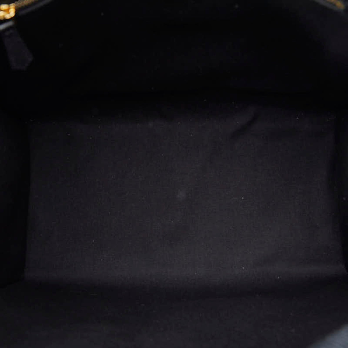 Fendi Black Yellow Canvas Shoulder Bag Tote Bag (Pre-Owned)