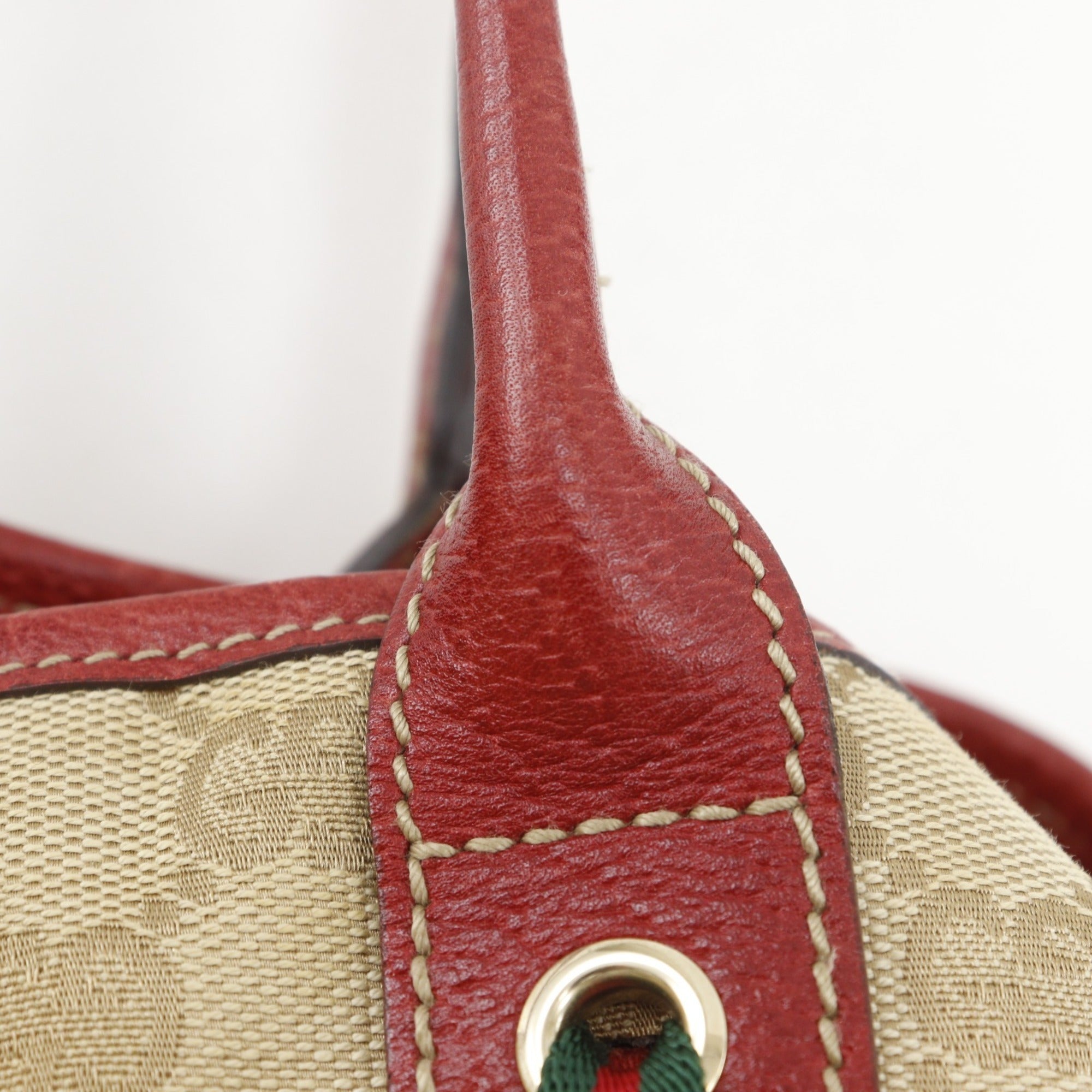 Gucci Gg Canvas Brown Gg Canvas Tote Bag (Pre-Owned)