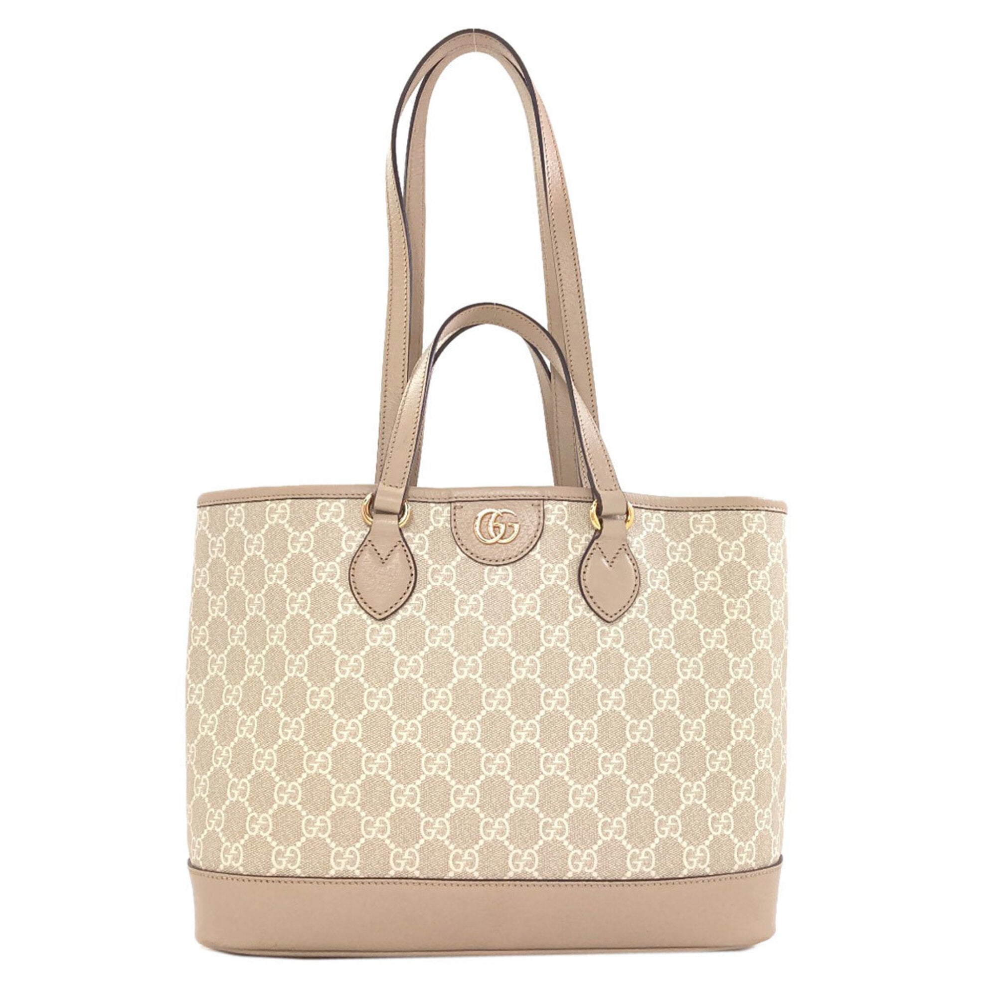 Gucci Beige Pvc Tote Bag (Pre-Owned)