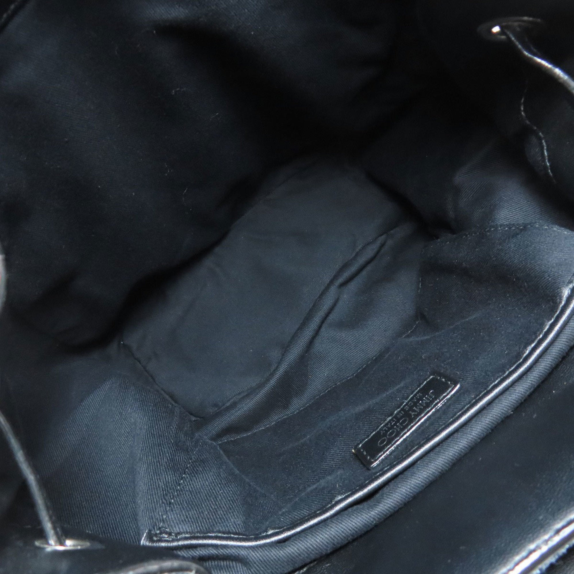 Jimmy Choo Navy Denim Backpack (Pre-Owned)