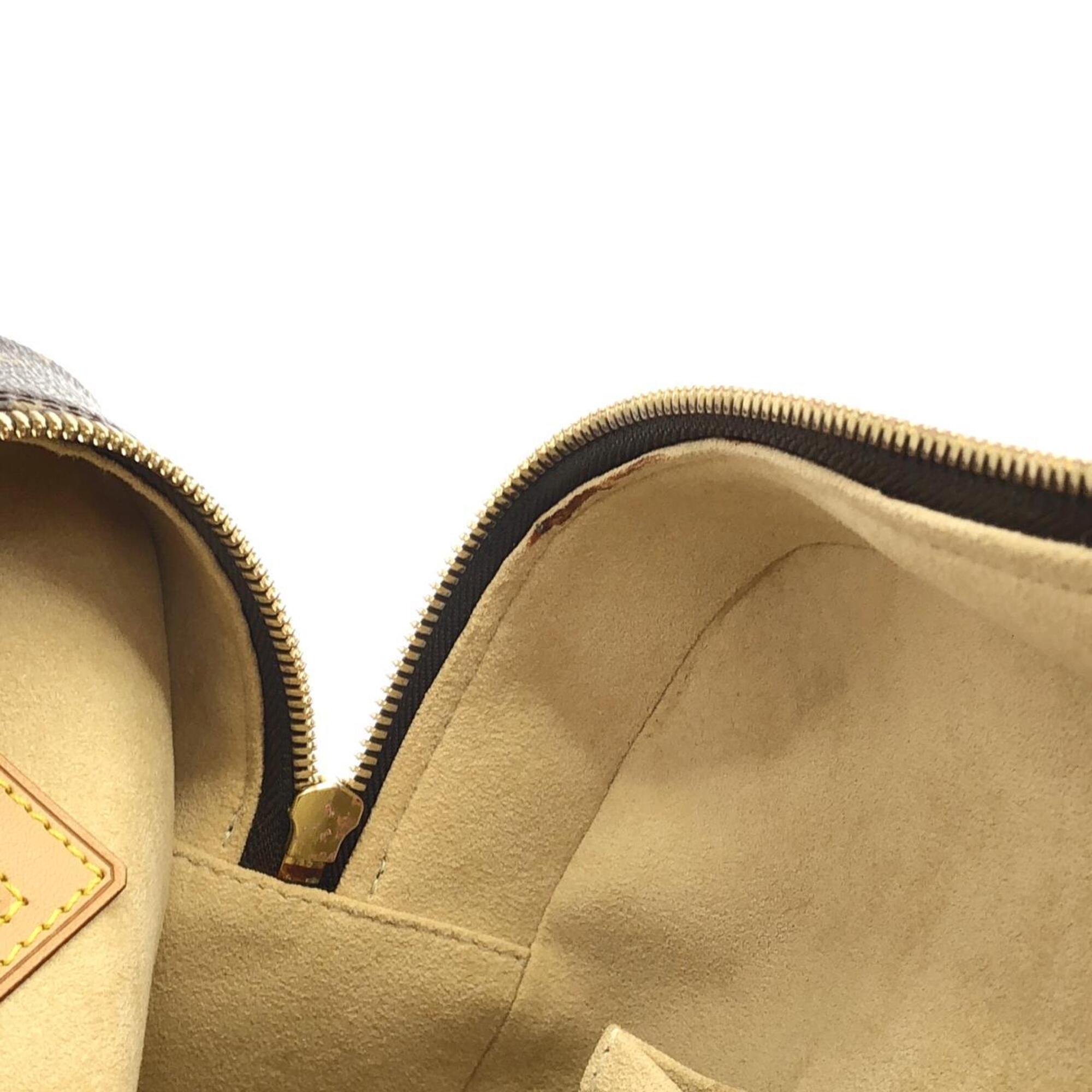 Louis Vuitton Monogram Marron Coated Canvas Shoulder Bag (Pre-Owned)