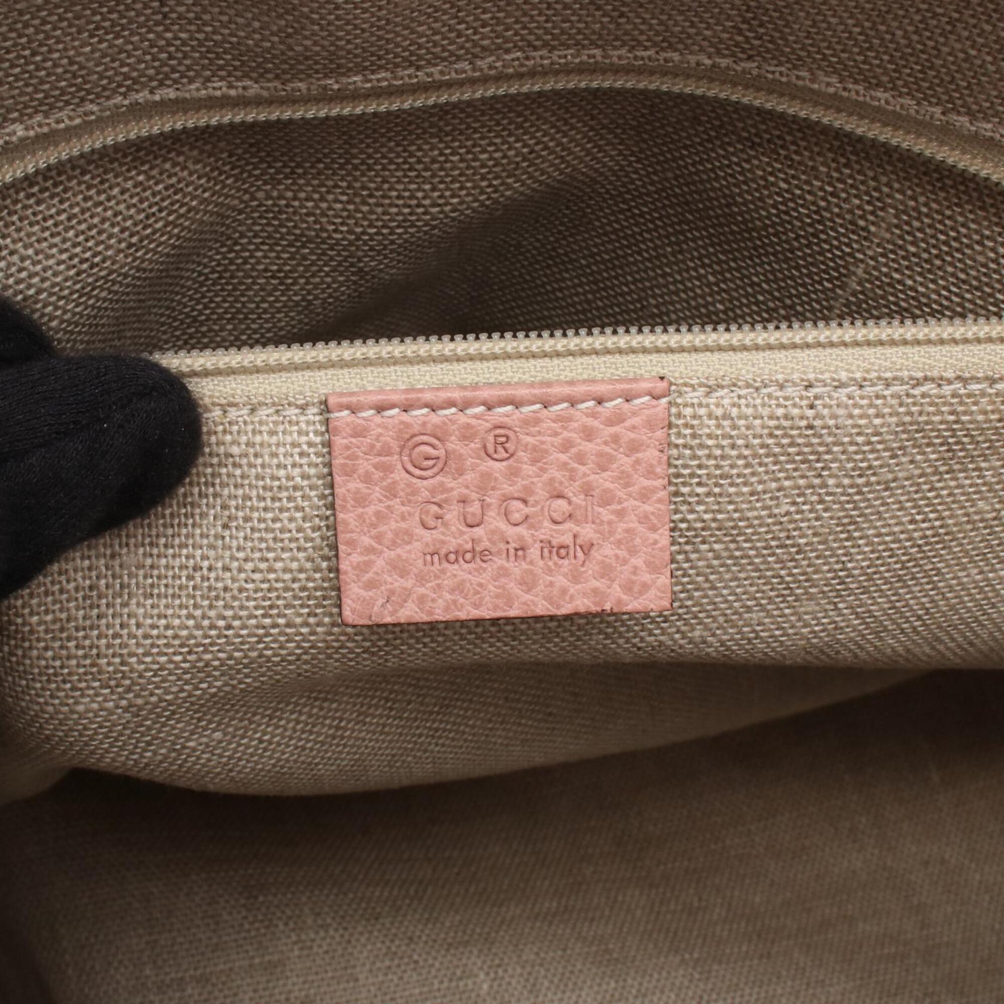 Gucci Pink Leather Handbag (Pre-Owned)