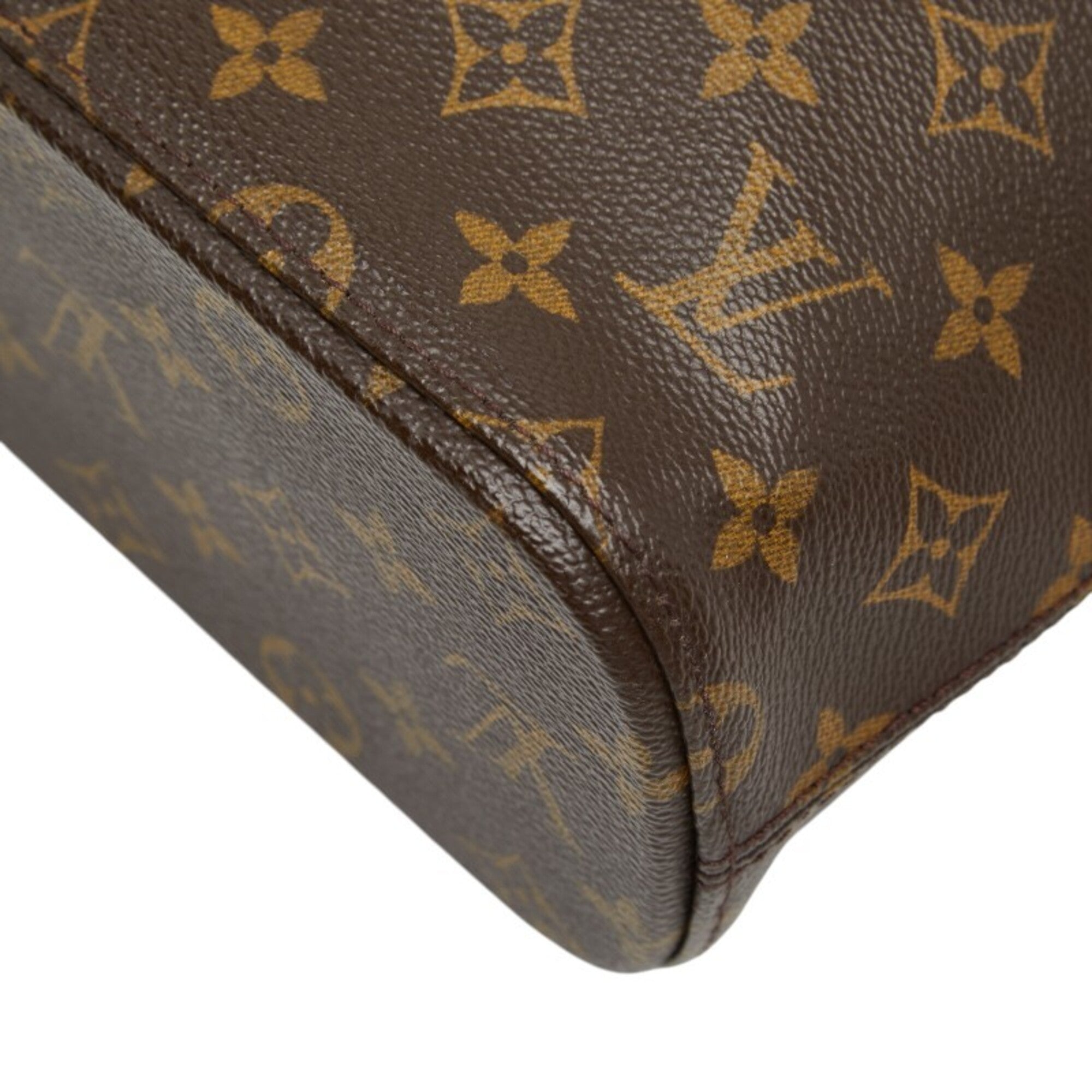 Louis Vuitton Brown Pvc Leather Tote Bag (Pre-Owned)