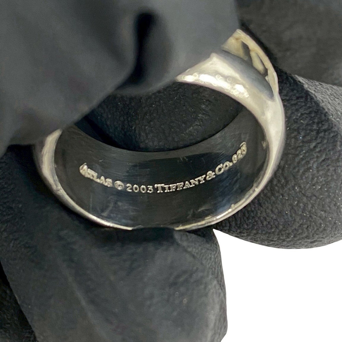 Tiffany Silver Silver 925 Band Ring (Pre-Owned)