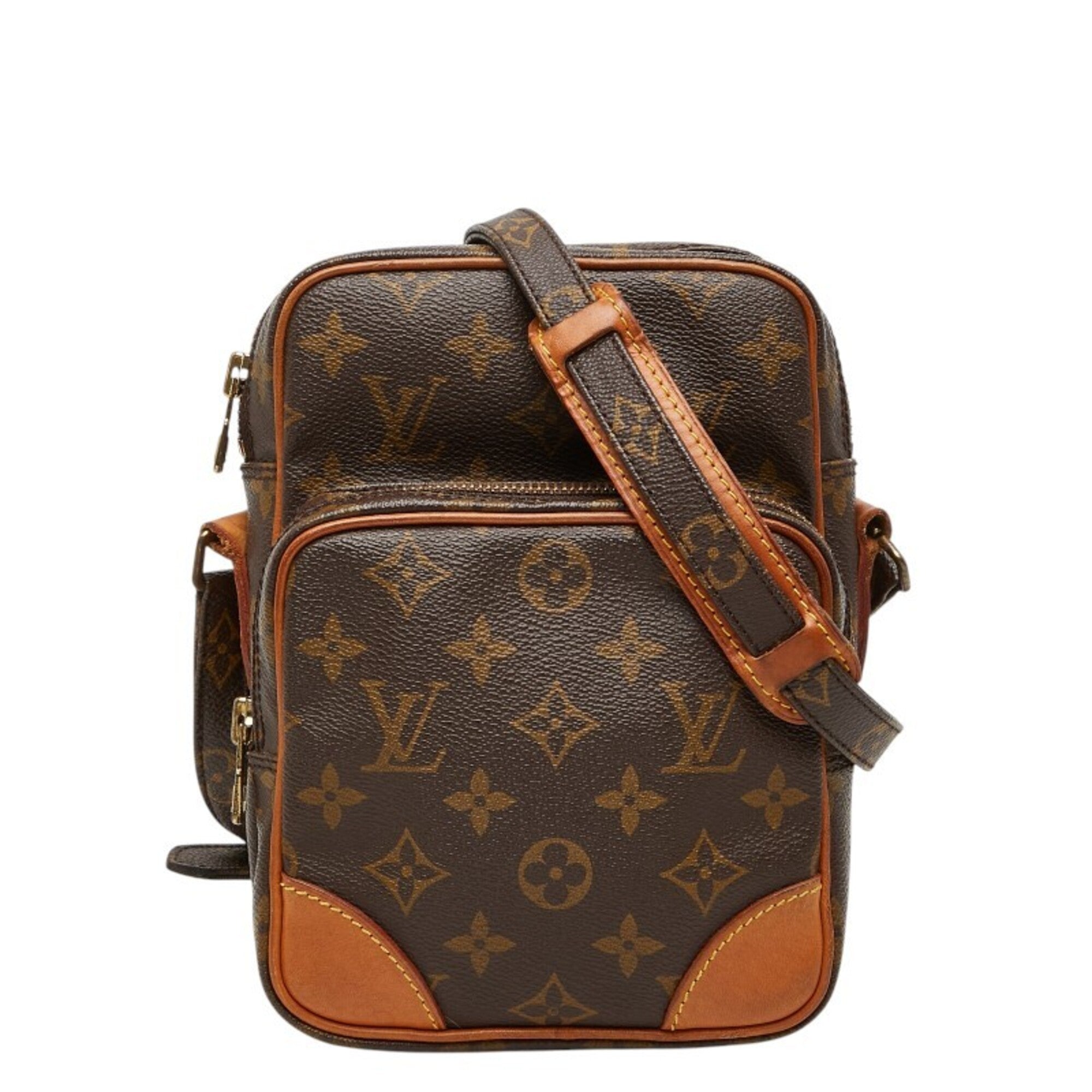 Louis Vuitton Brown Pvc Leather Shoulder Bag (Pre-Owned)
