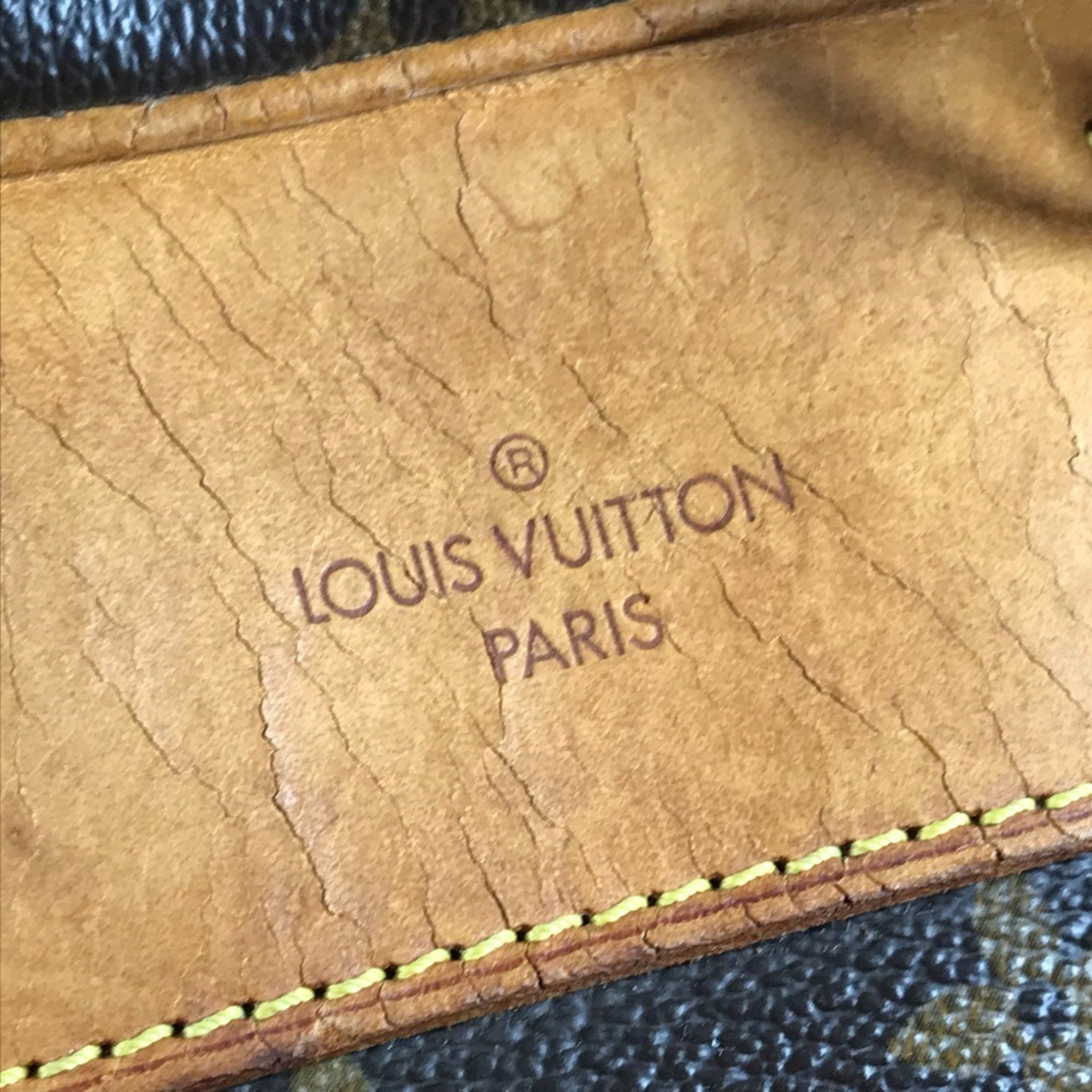 Louis Vuitton Brown Monogram Boston Bag Handbag Tote Bag (Pre-Owned)