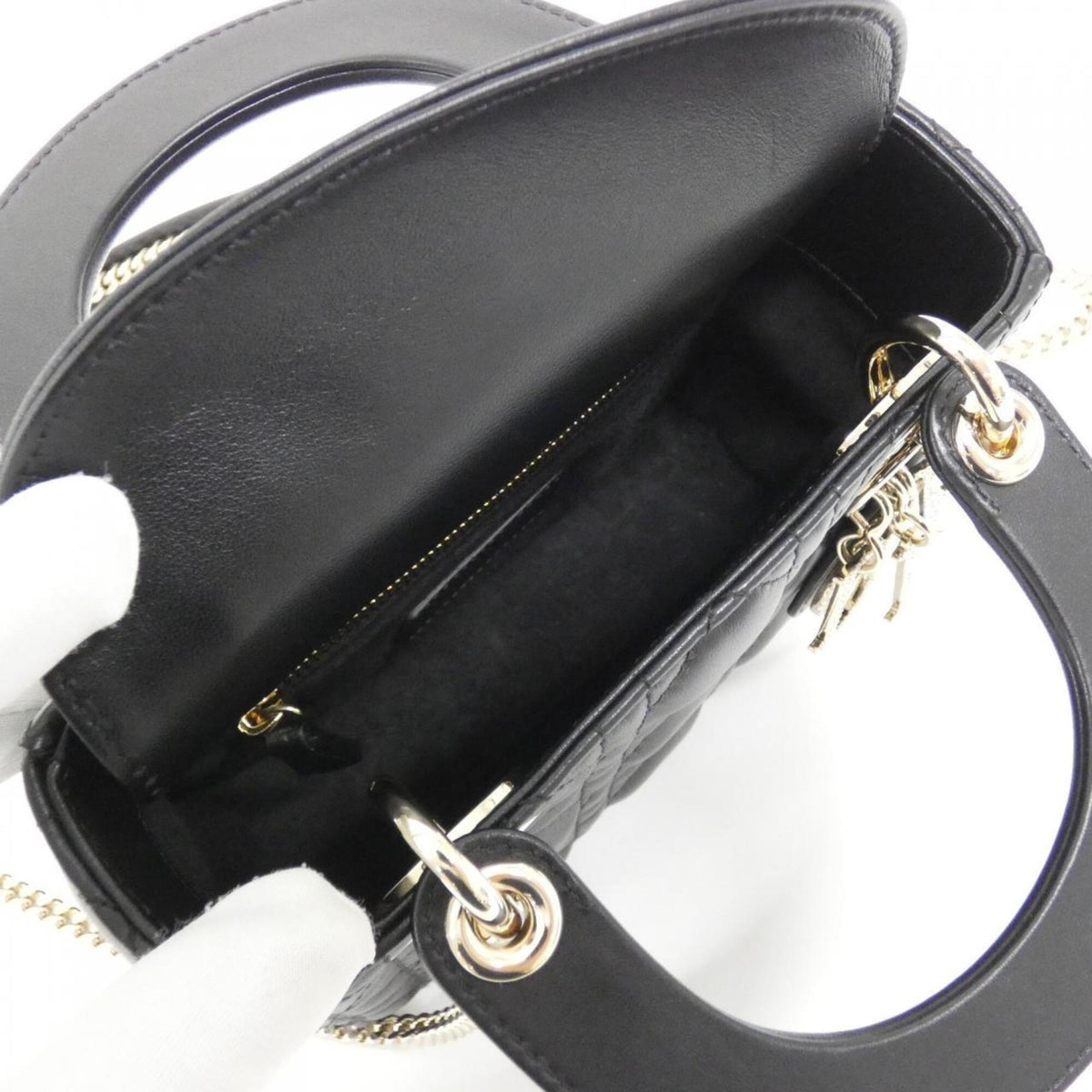 Christian Dior Black Leather Handbag (Pre-Owned)