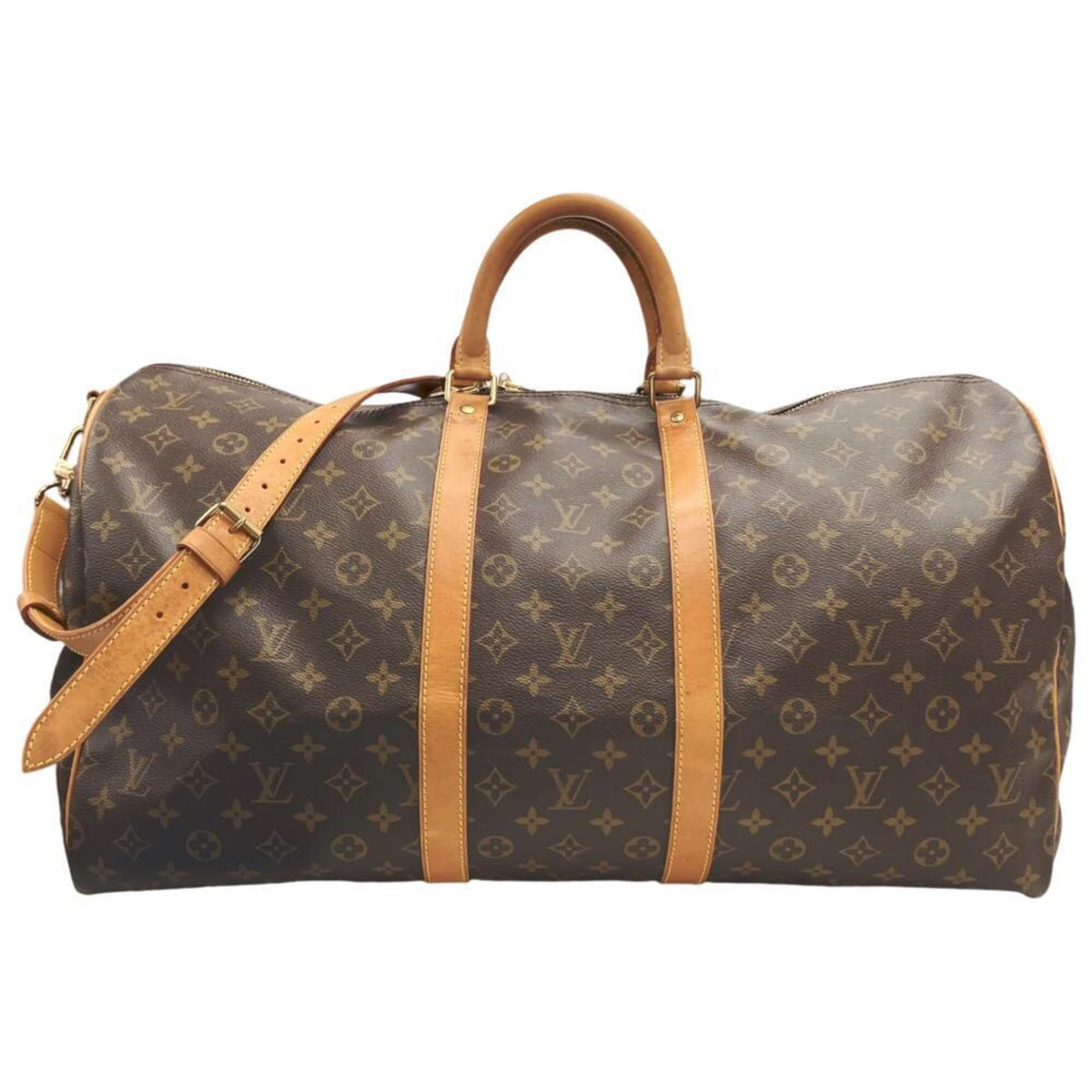Louis Vuitton Monogram Brown Monogram Boston Bag Shoulder Bag (Pre-Owned)