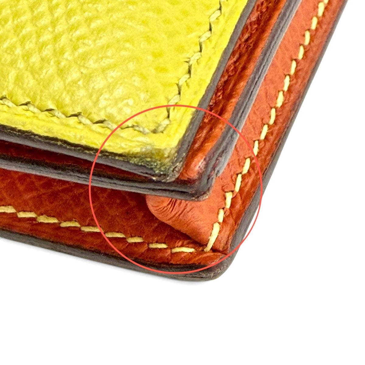 Hermes Lime Epsom Leather Long Wallet (Bi-Fold) (Pre-Owned)