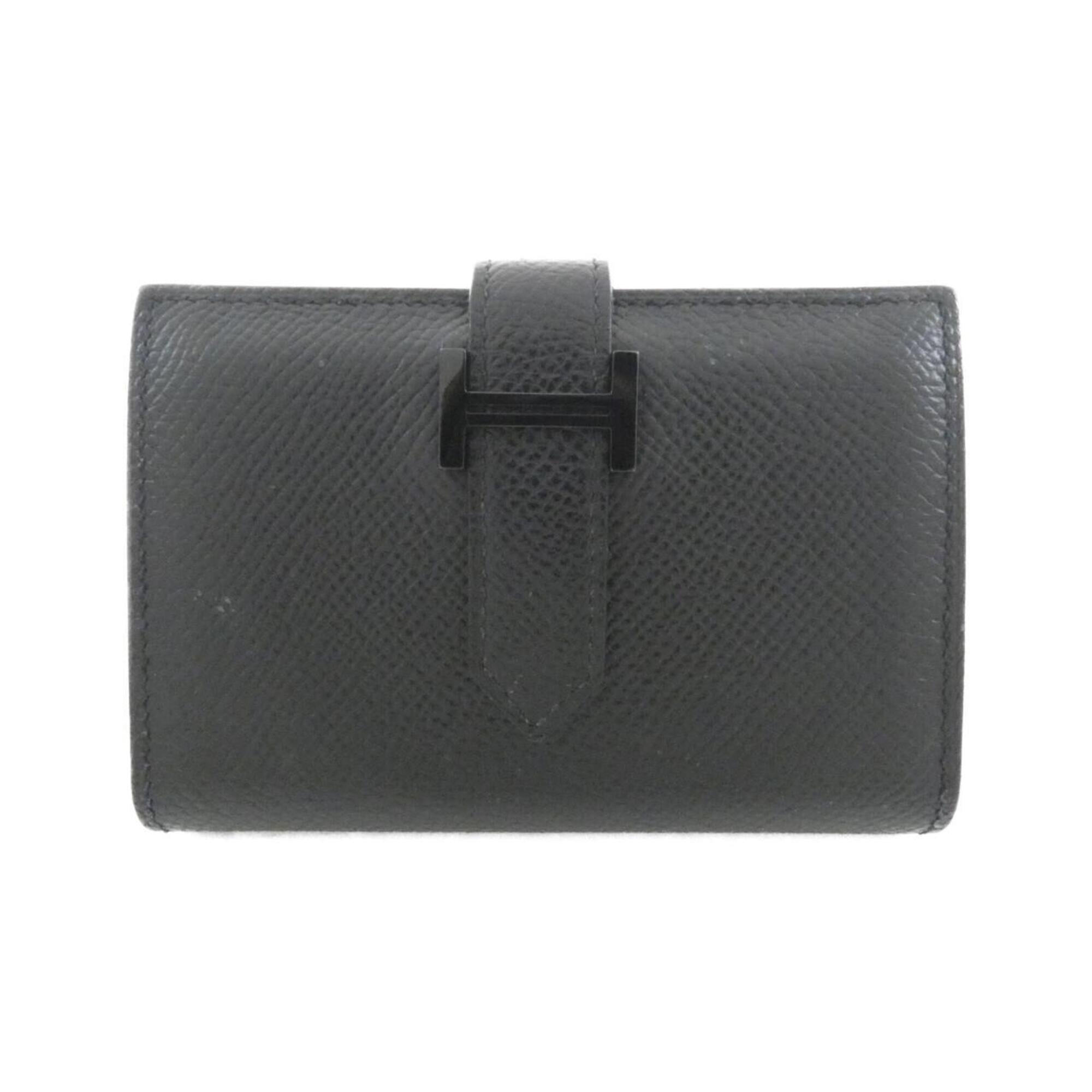 Hermes Black Epsom Leather Wallet (Bi-Fold) (Pre-Owned)