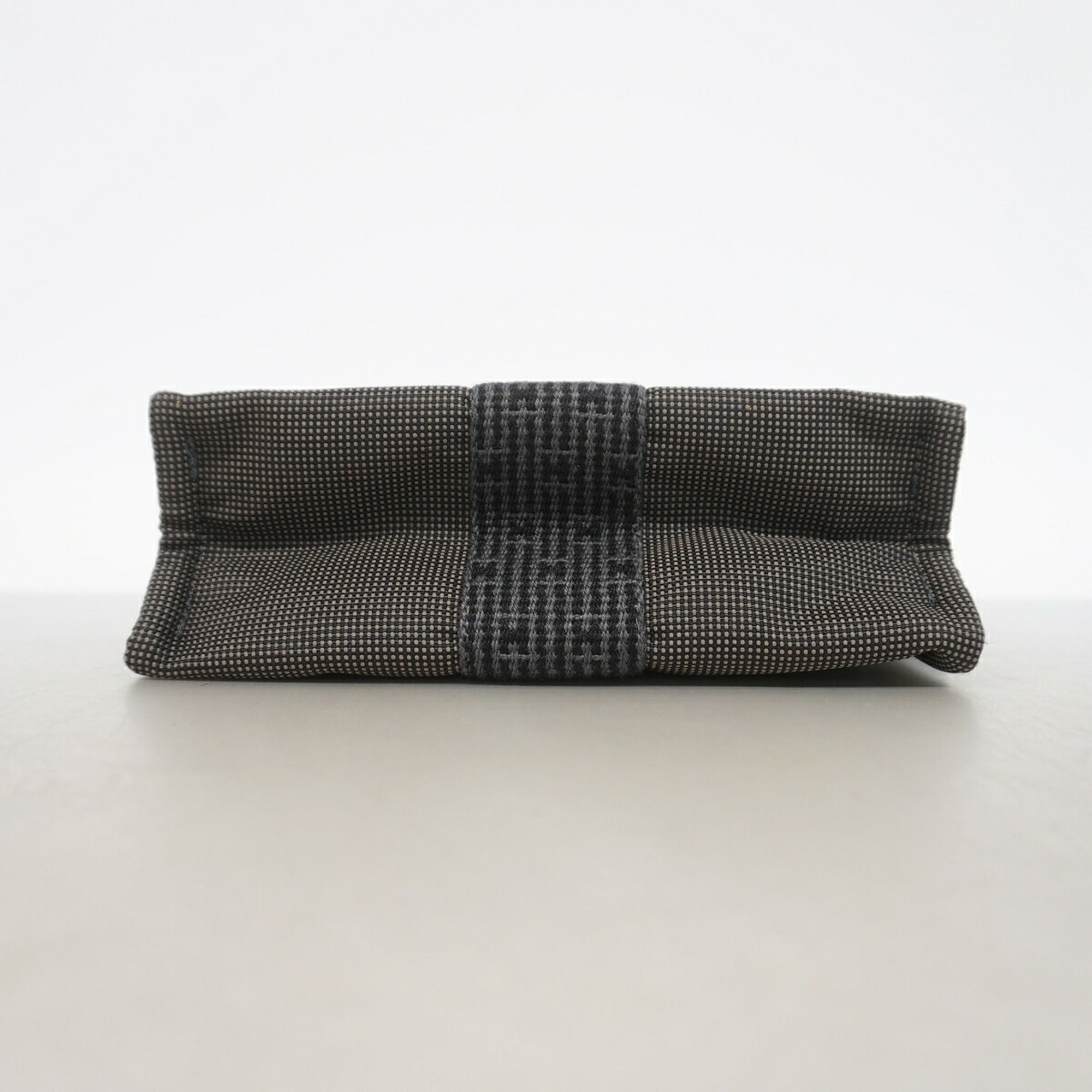 Hermes Gray Nylon Pouch (Pre-Owned)