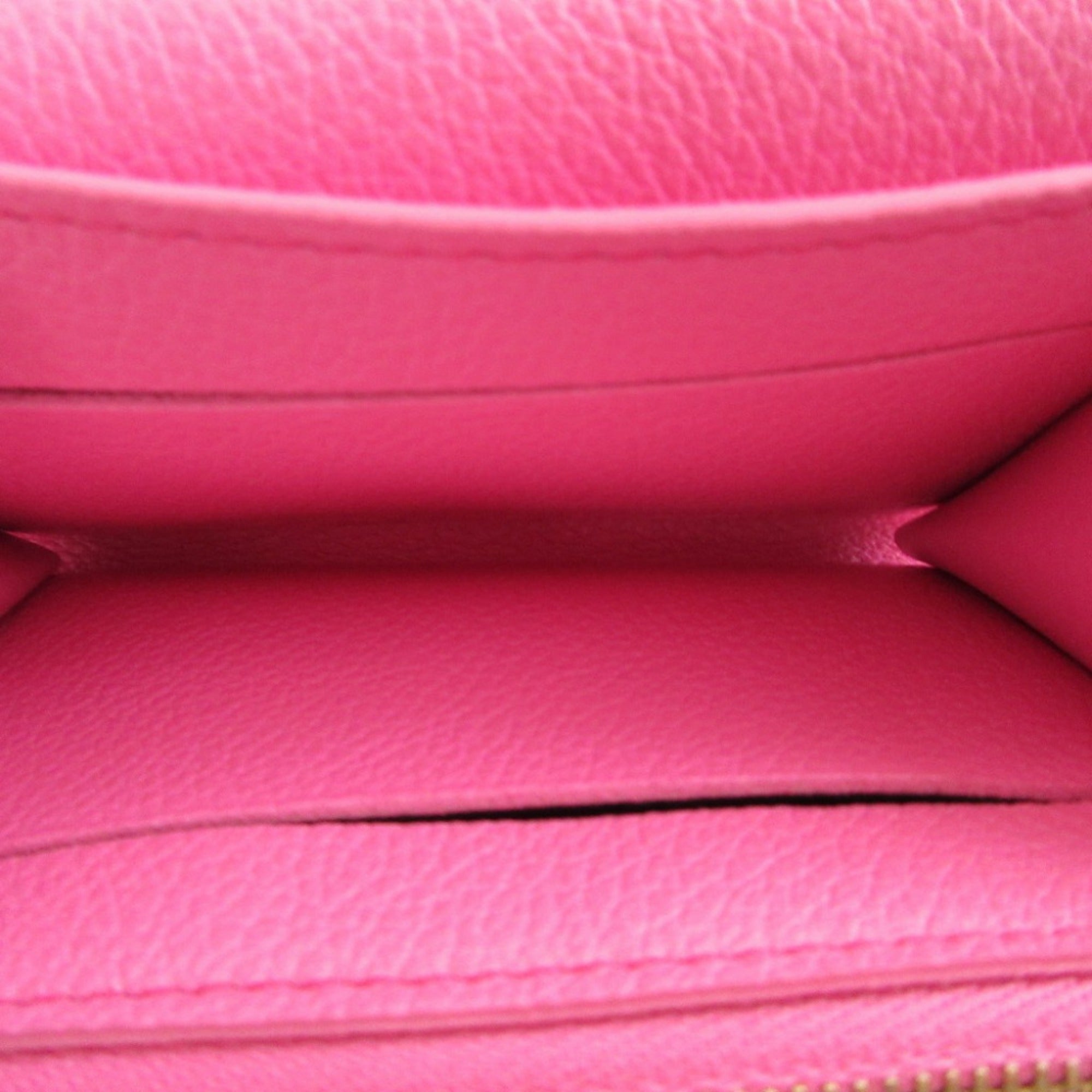 Louis Vuitton Pink Leather Wallet (Bi-Fold) (Pre-Owned)