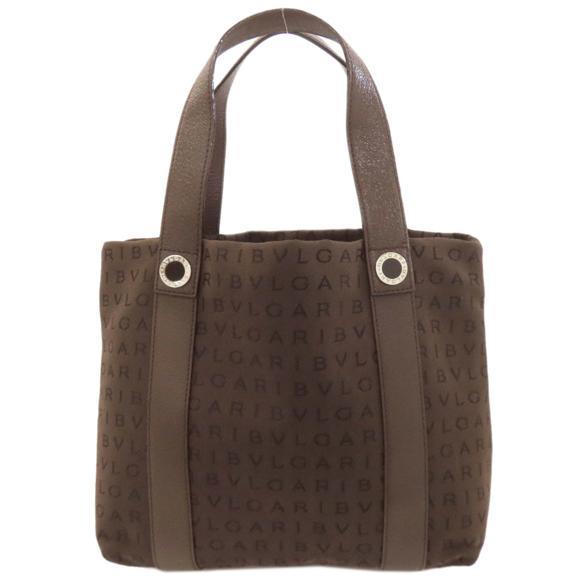 Bvlgari Brown Canvas Tote Bag (Pre-Owned)