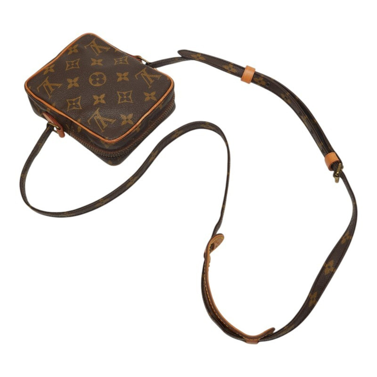 Louis Vuitton Brown Pvc Leather Shoulder Bag (Pre-Owned)