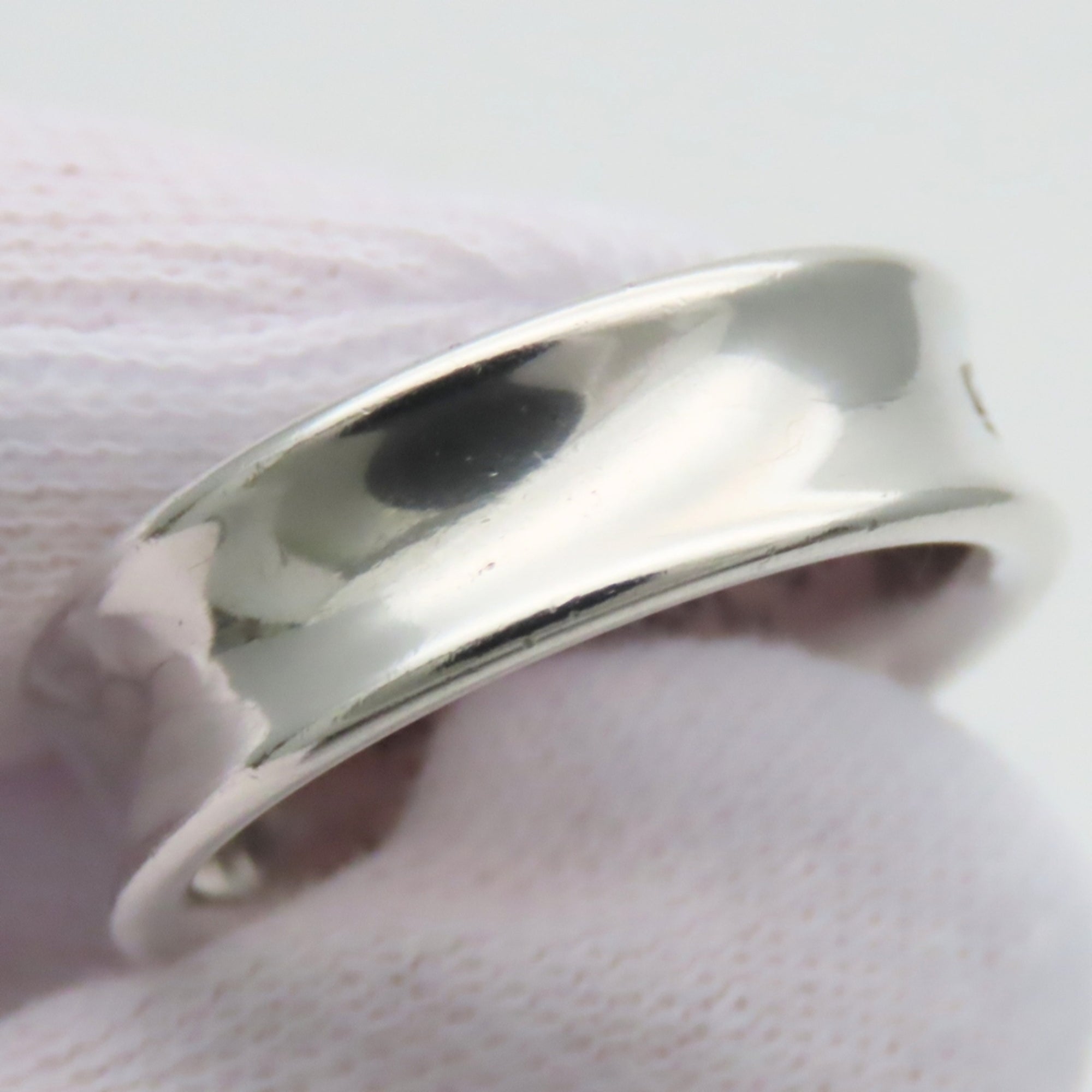 Tiffany Silver Silver 925 Band Ring (Pre-Owned)