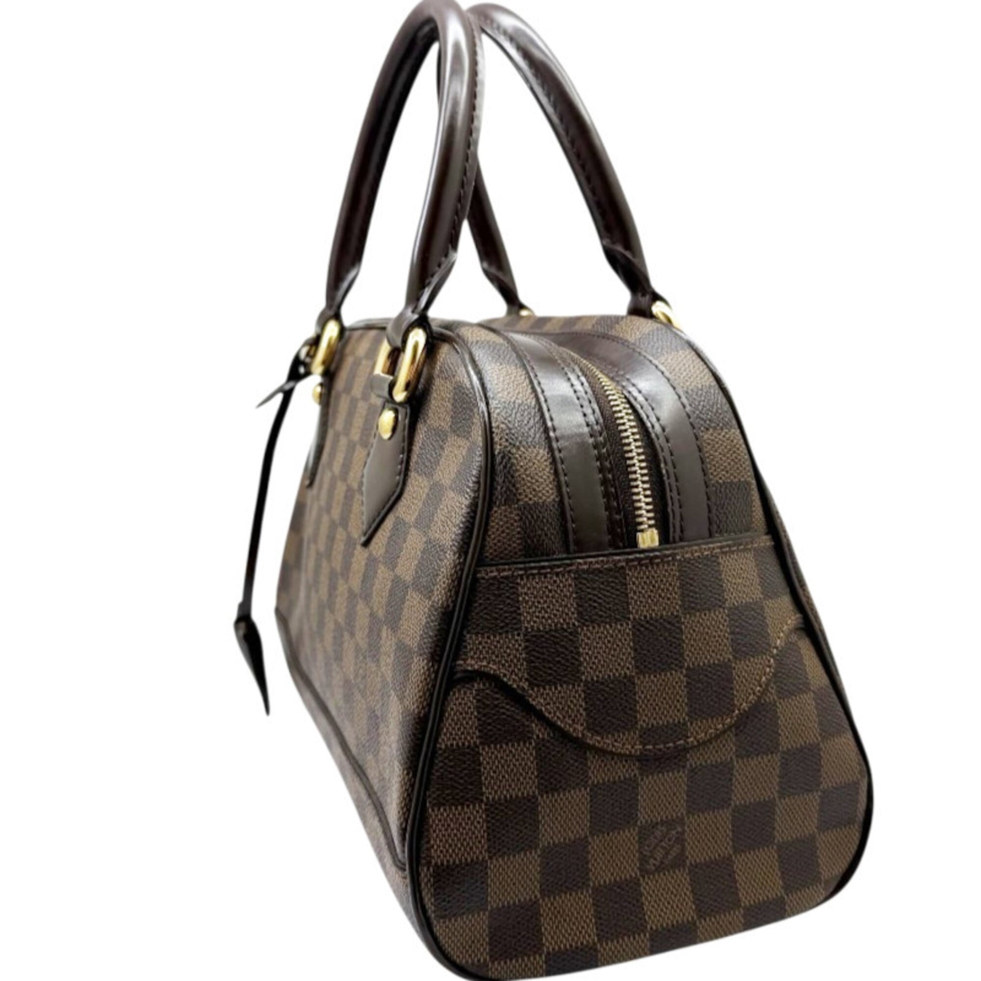 Louis Vuitton Brown Damier Canvas Boston Bag Handbag (Pre-Owned)