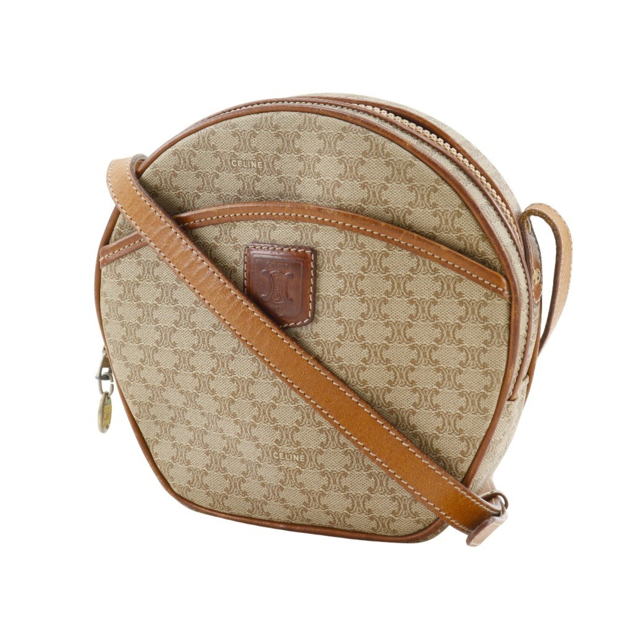 Celine Beige Pvc Shoulder Bag (Pre-Owned)