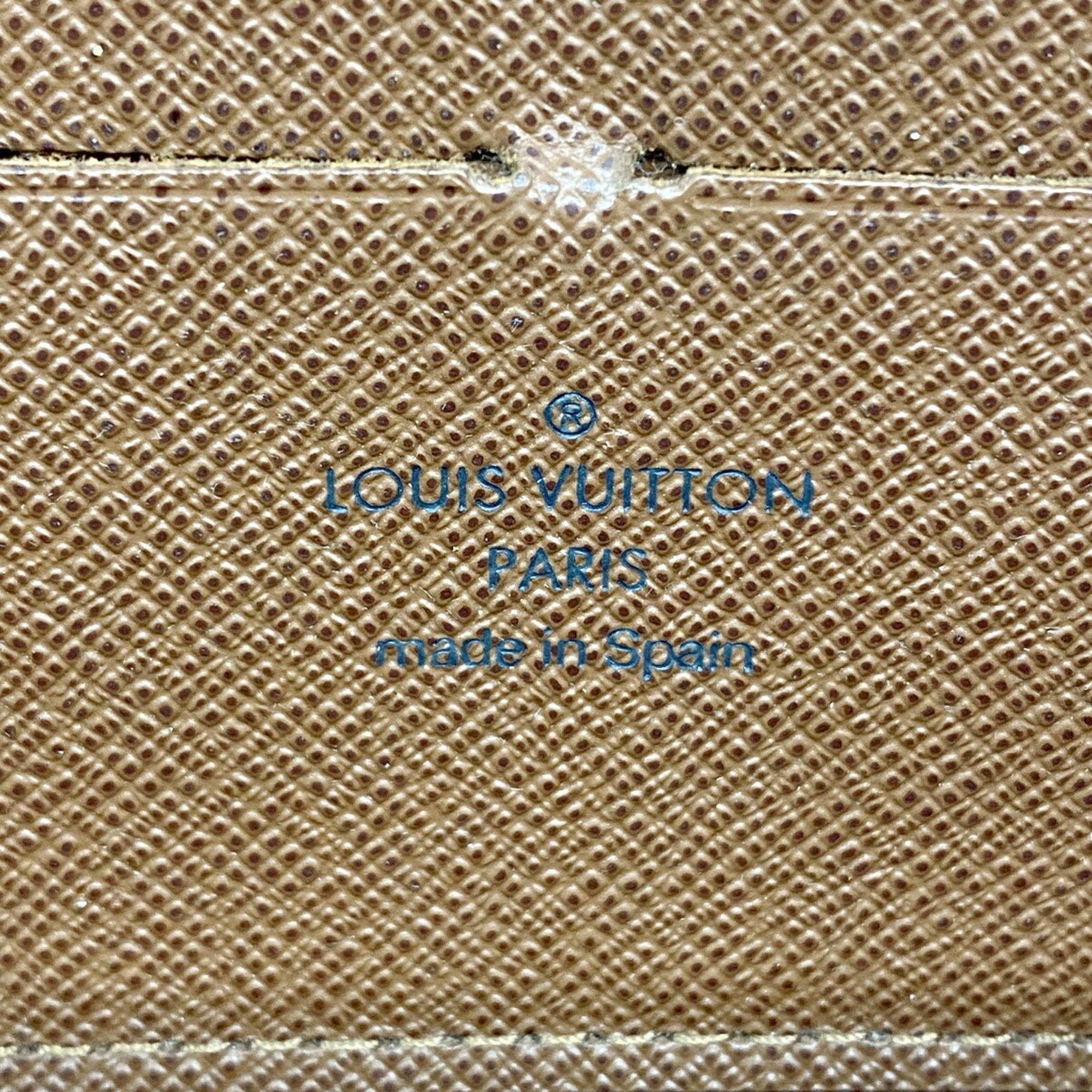 Louis Vuitton Brown Long Wallet (Bi-Fold) (Pre-Owned)