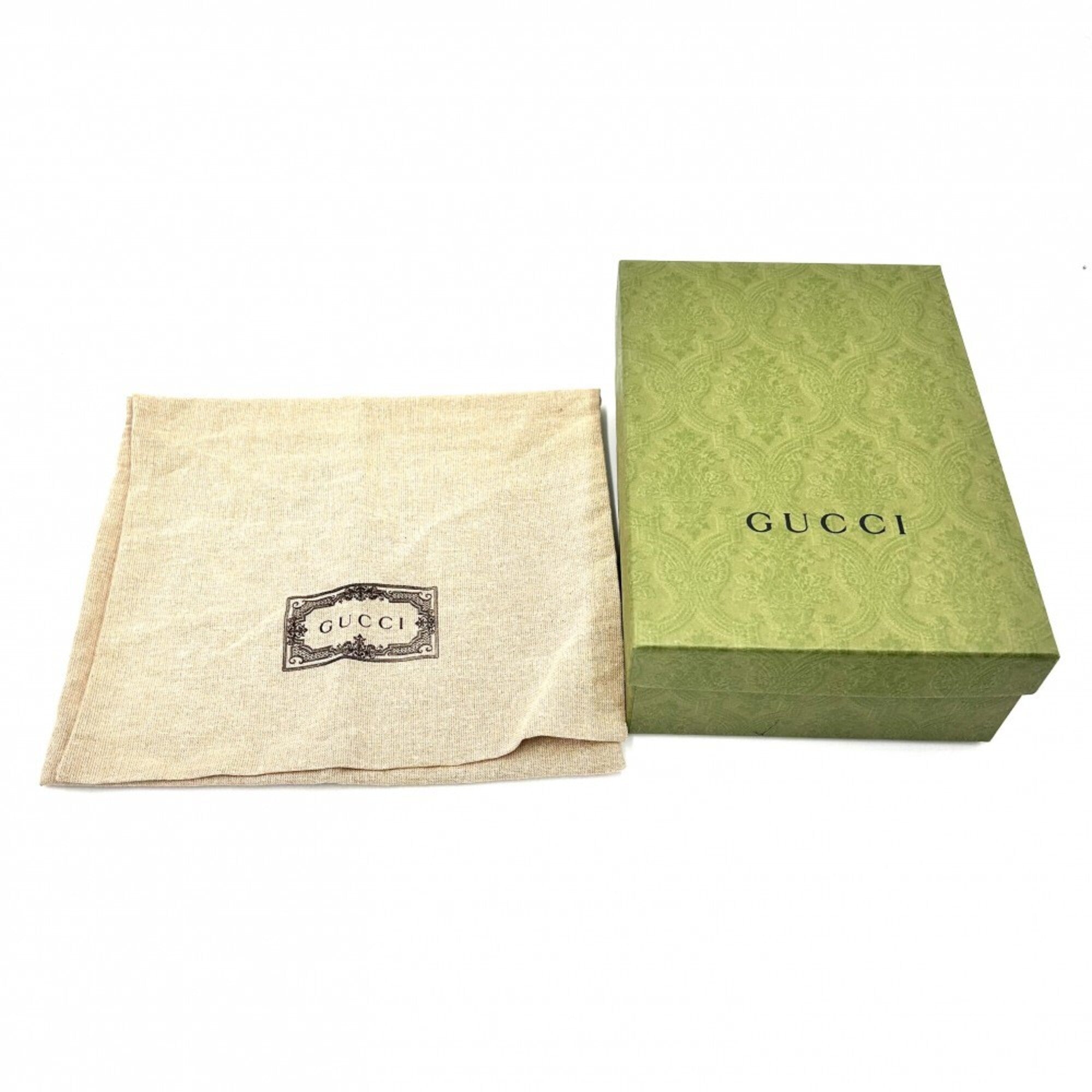 Gucci Black Leather Pochette Shoulder Bag (Pre-Owned)