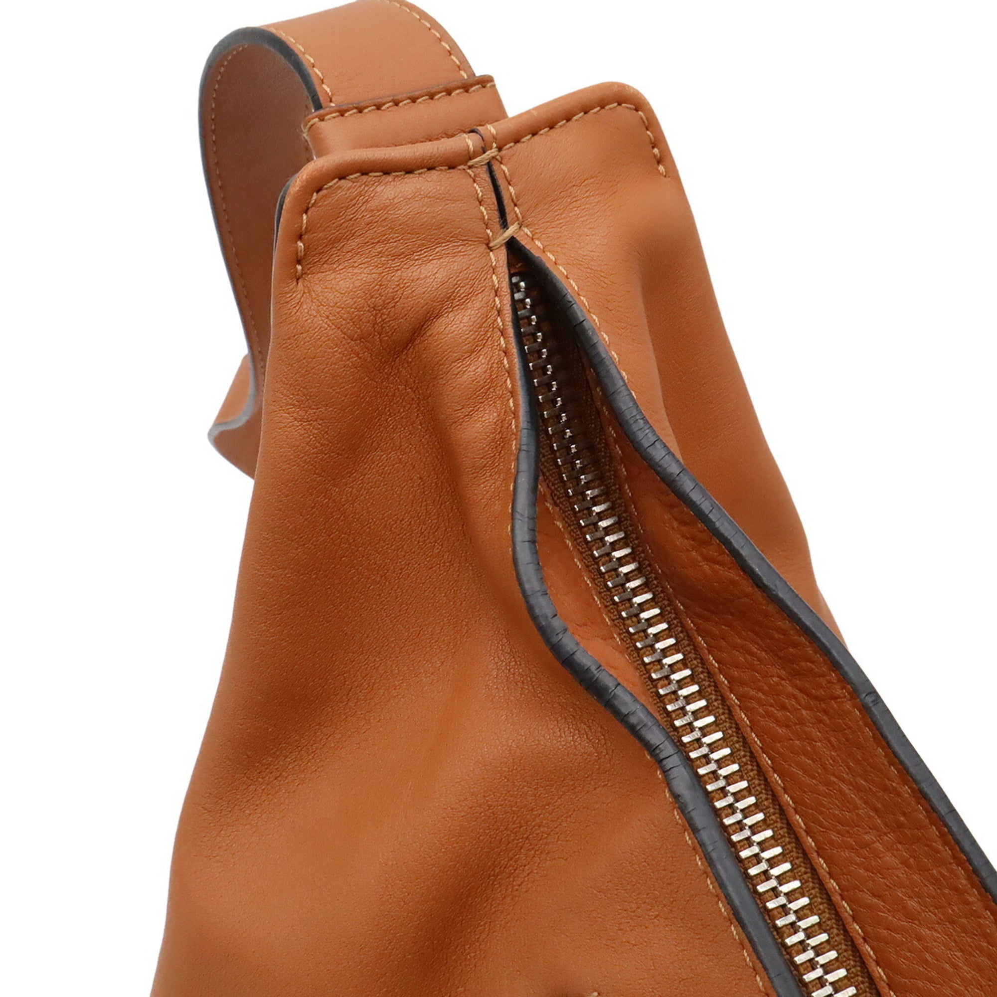 Loewe Anton Brown Leather Shoulder Bag Sling Bag (Pre-Owned)