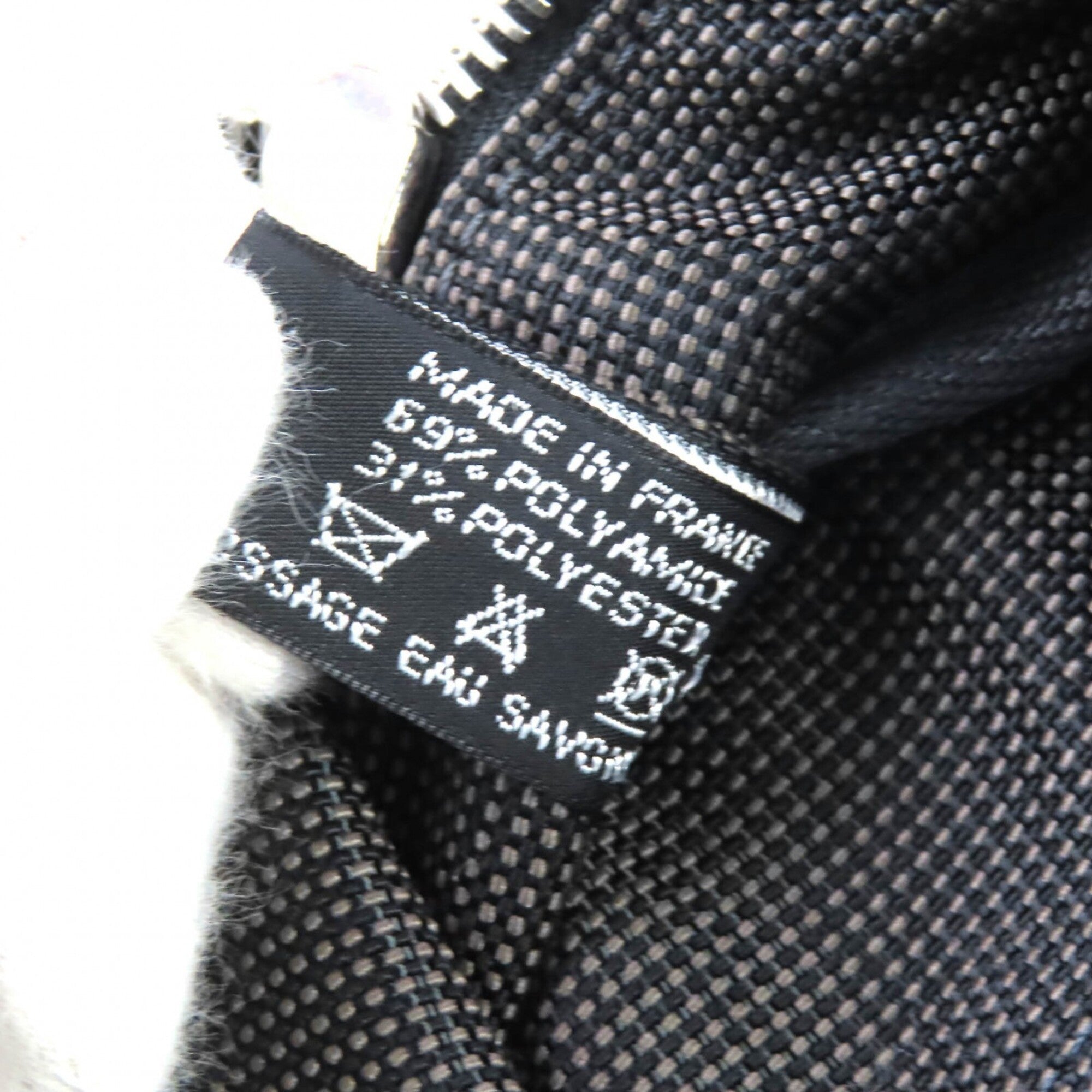 Hermes Her Line Gray Polyamide Polyester Boston Bag Tote Bag (Pre-Owned)