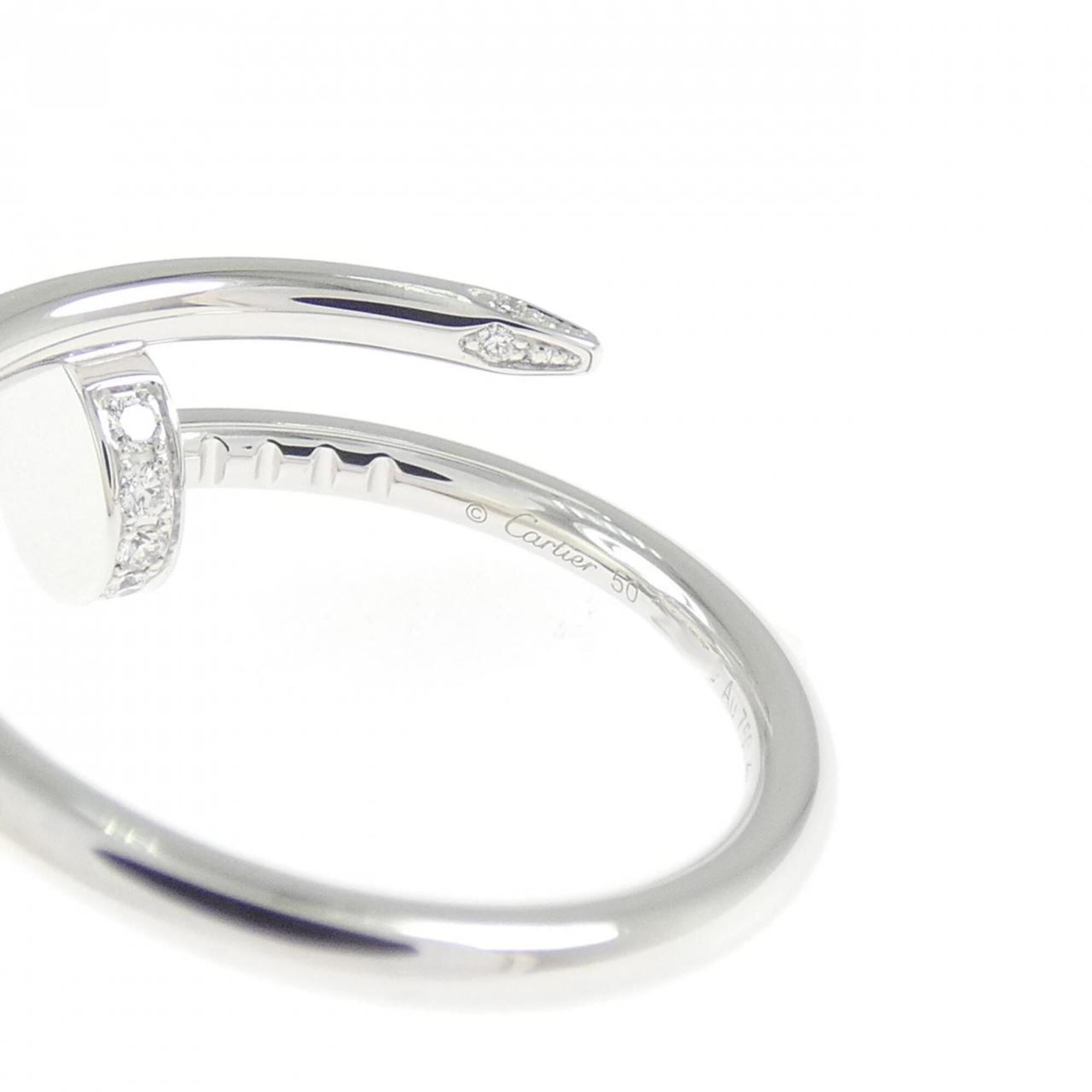 Cartier White Gold White Gold (18K) Band Ring (Pre-Owned)